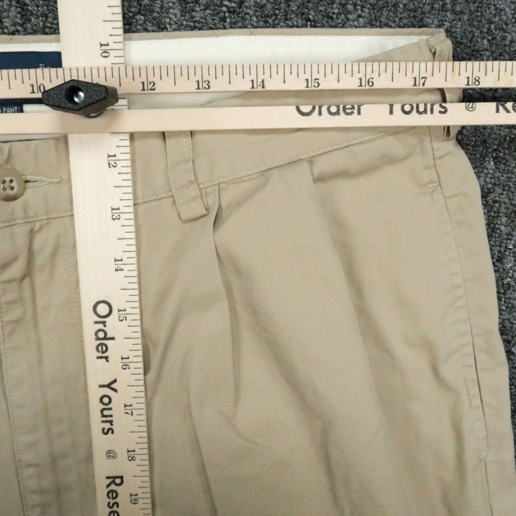 Polo Ralph Lauren Polo Ralph Lauren Pants Mens 35x30 Beige Hammond Double Pleat Chino Trouser Size US S / EU 44-46 / 1 - 6 Thumbnail