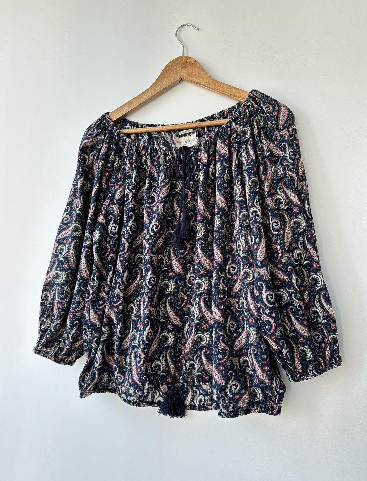 Denim & Supply Ralph Lauren Denim & Supply Ralph Lauren Blouse Shirt Viscose | Cotton S Size S / US 4 / IT 40 - 2 Thumbnail