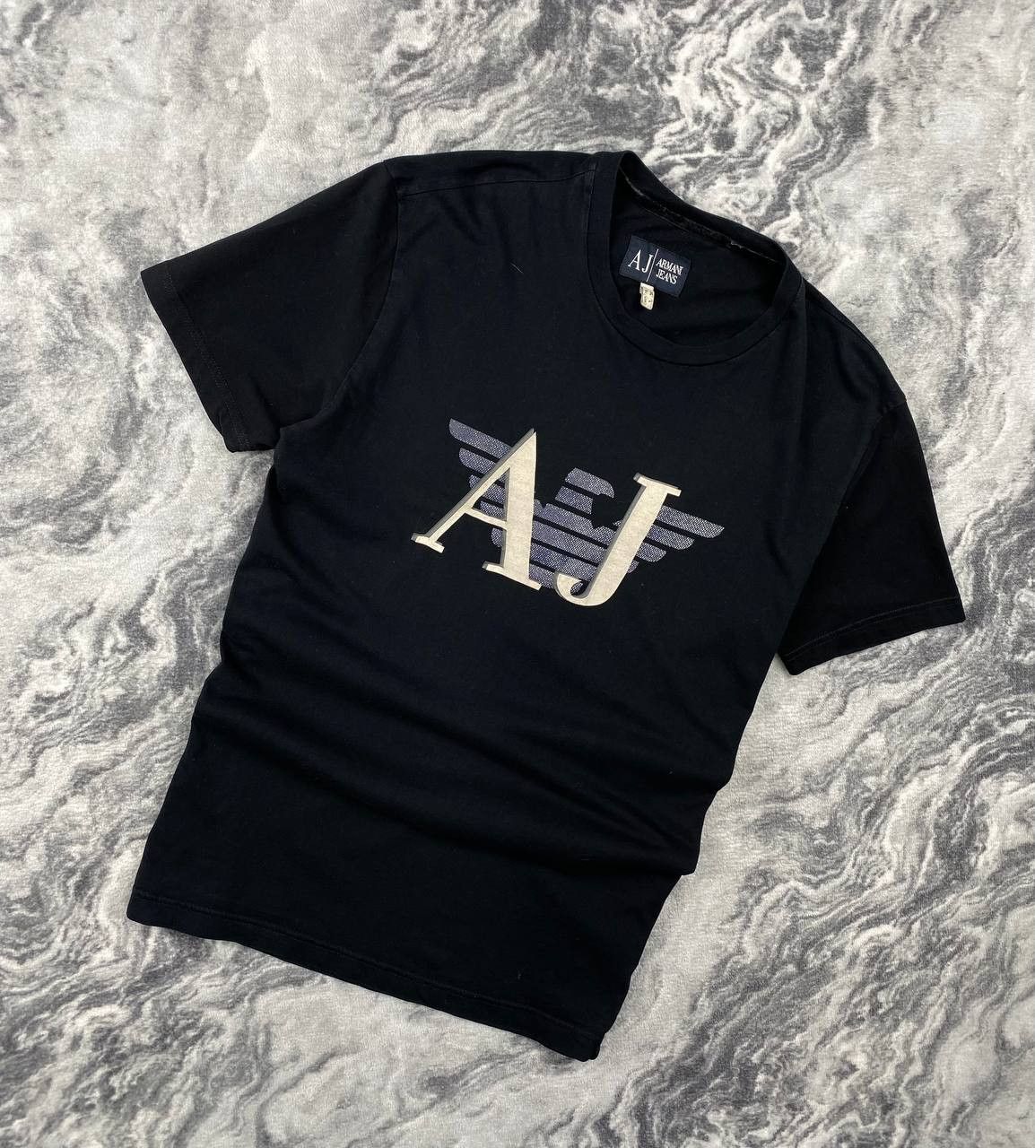Armani Armani Jeans T Shirt Big Logo AJ Men Size M Black Size US M / EU 48-50 / 2 - 1 Thumbnail