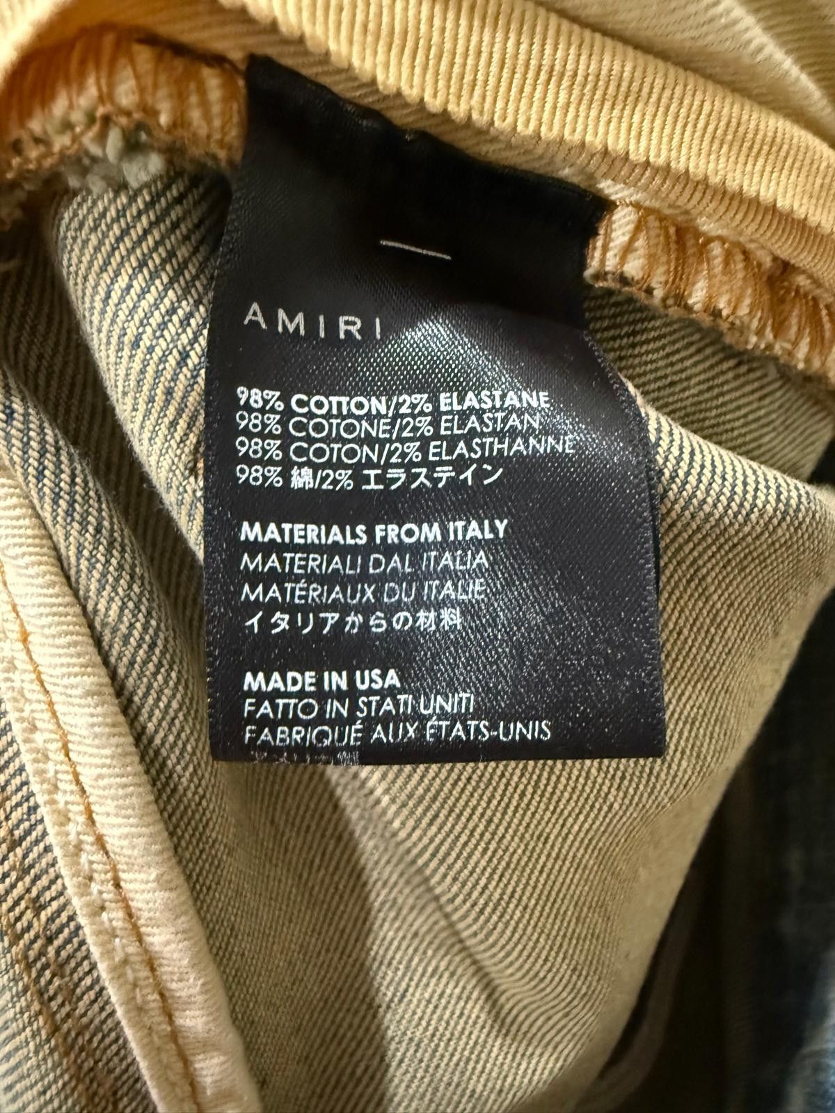 Amiri Skinny-Fit Paint- Splattered Distressed Stretch Denim Jeans Size US 32 / EU 48 - 5 Thumbnail