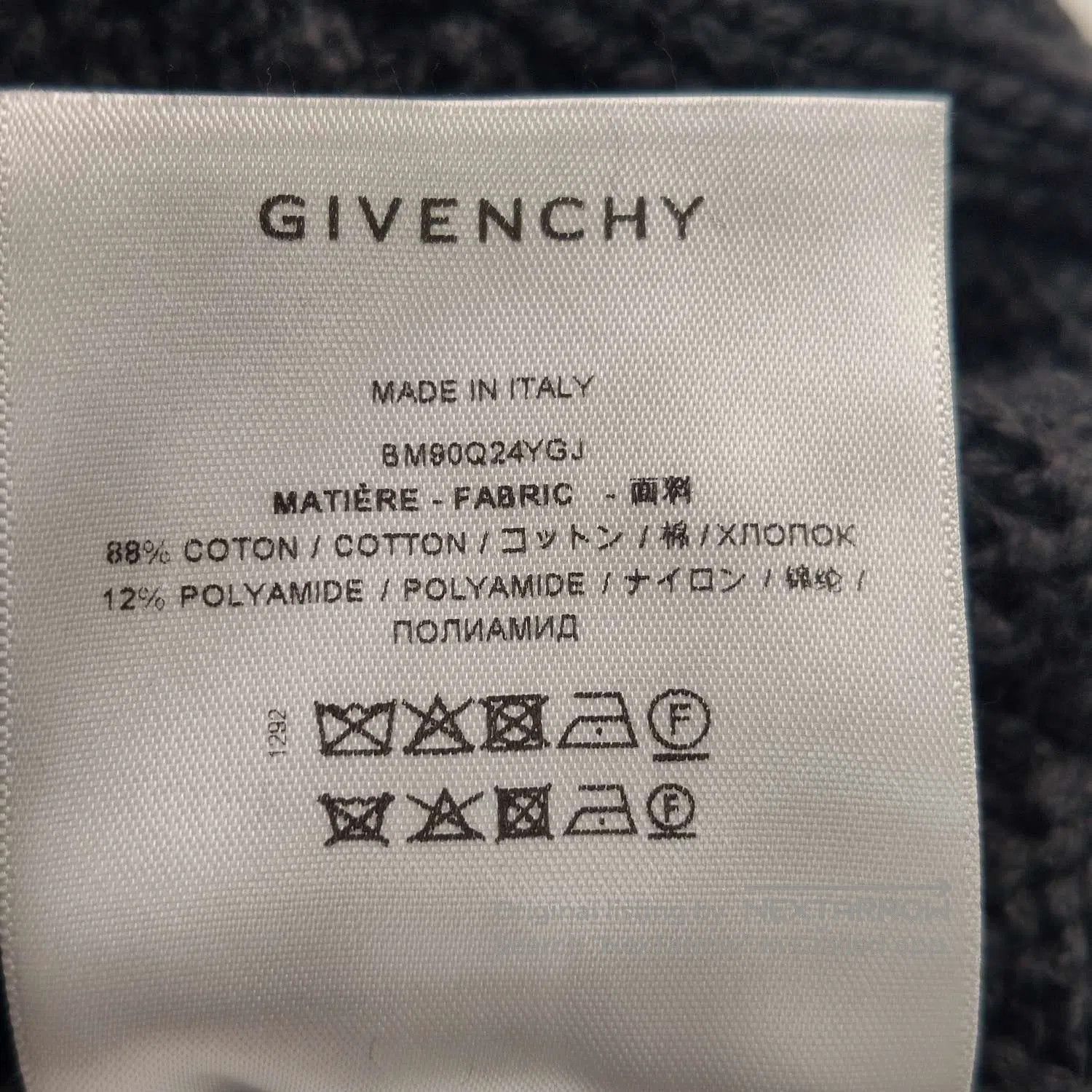 Other Givenchy Black Cable Knit Crew Neck Sweater XL. Size US XL / EU 56 / 4 - 8 Thumbnail