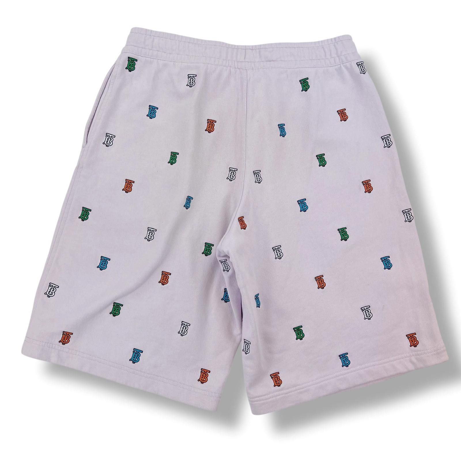 Burberry Burberry Monogram Embroidered Pink Shorts Size US 32 / EU 48 - 2 Thumbnail