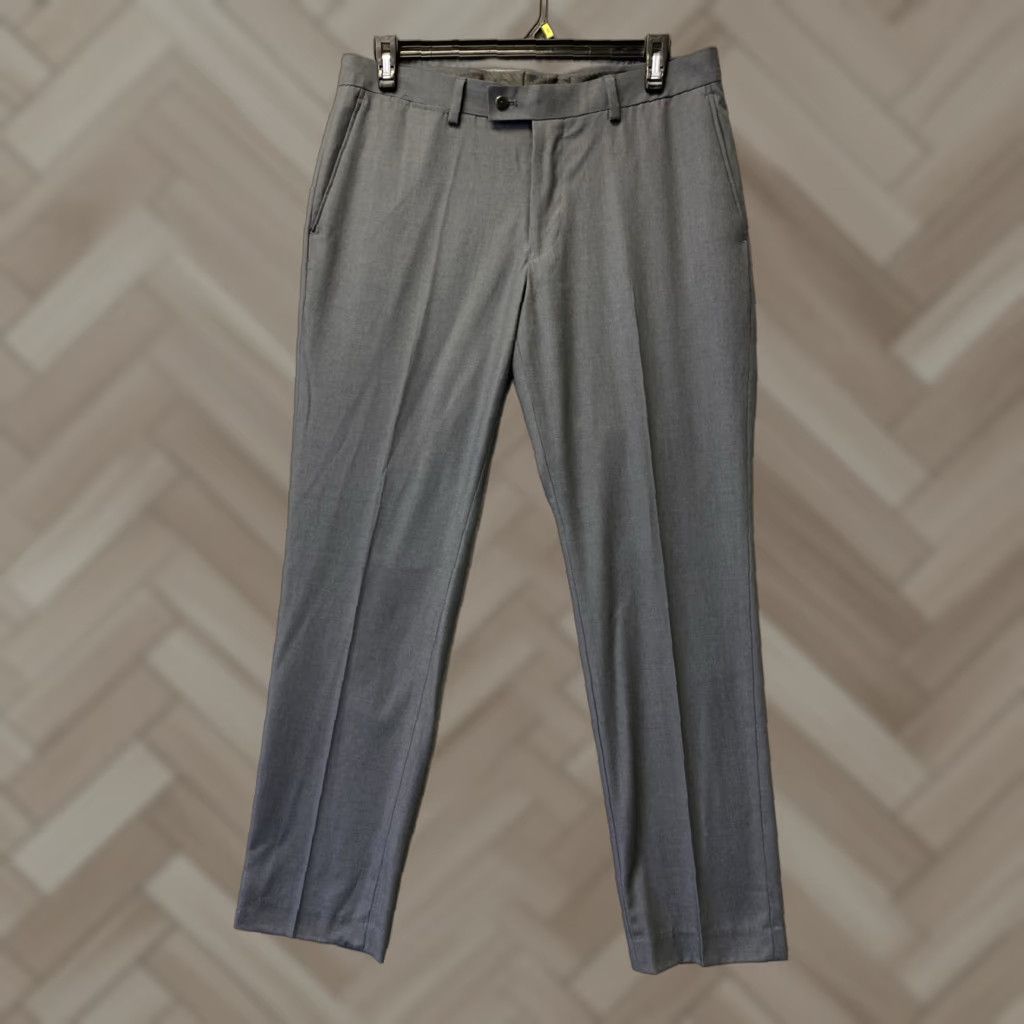Nordstrom Nordstrom Dress Pants Mens 35x32 Gray Regular Fit Casual Trим? Size US 35 - 1 Thumbnail