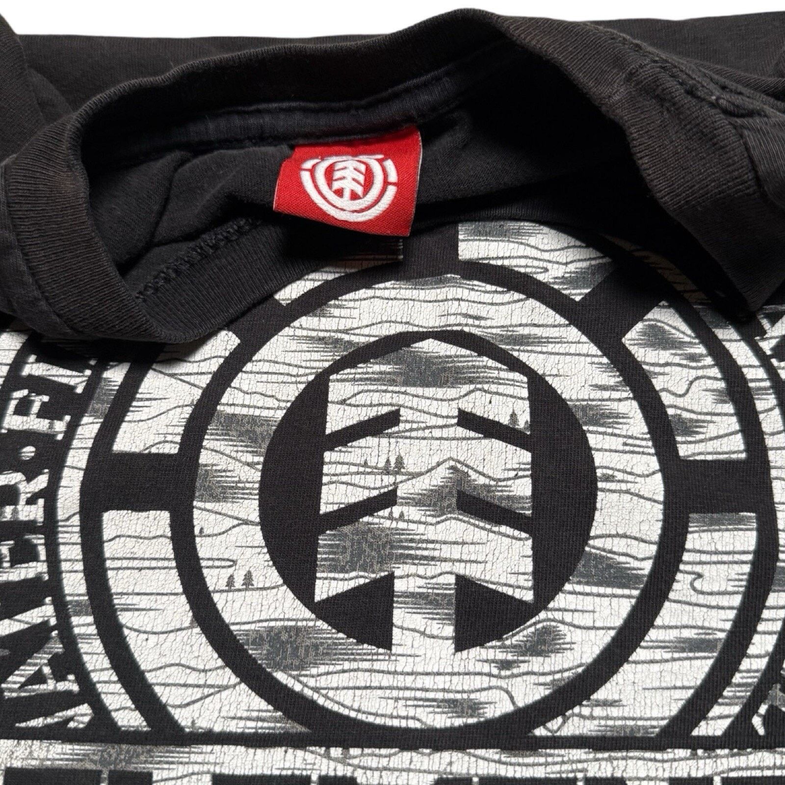 Element Vintage Element Skateboards Faded Black Graphic T Shirt M Size US M / EU 48-50 / 2 - 3 Thumbnail