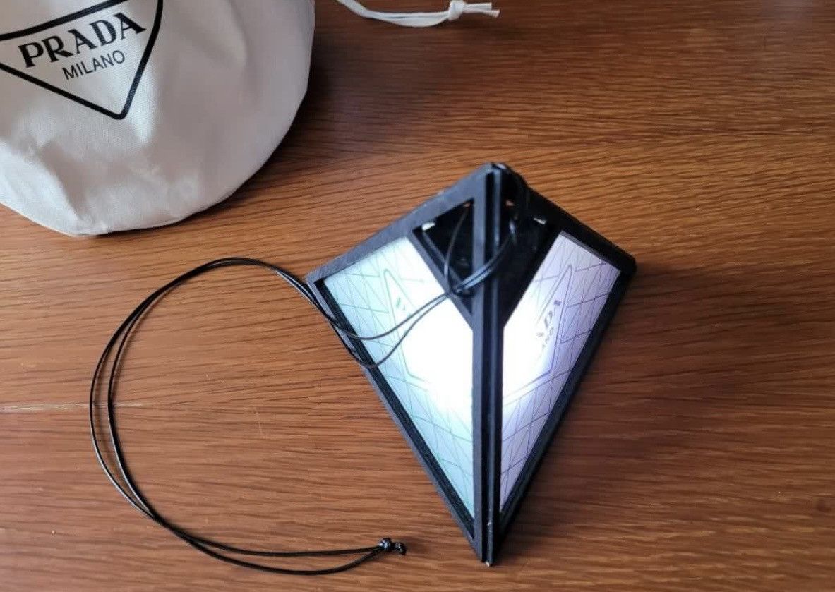 Prada 💡 Prada triangle light decor Size ONE SIZE - 4 Thumbnail