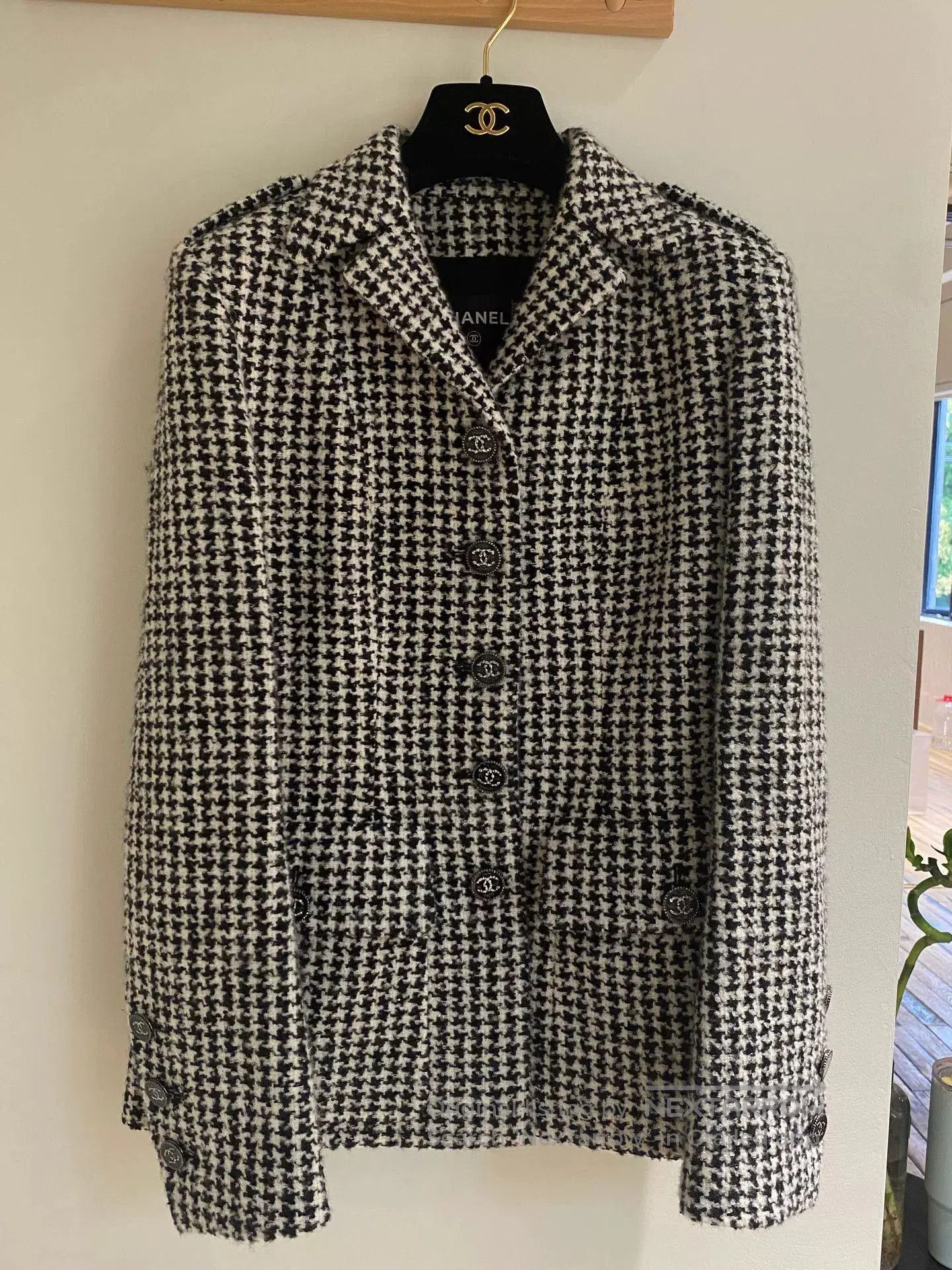 Chanel Chanel 2022 Houndstooth Tweed Jacket FR36. Size US XS / EU 42 / 0 - 1 Thumbnail