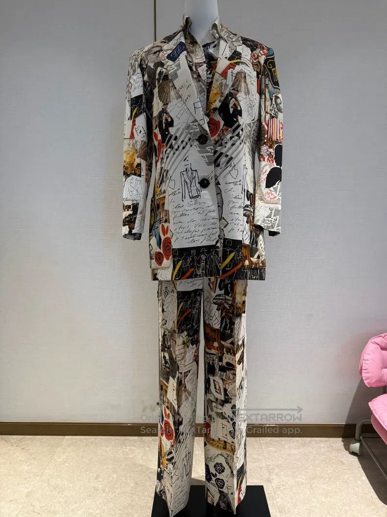 Fendi Limited Showpiece Artist Collaboration Printed Shirt