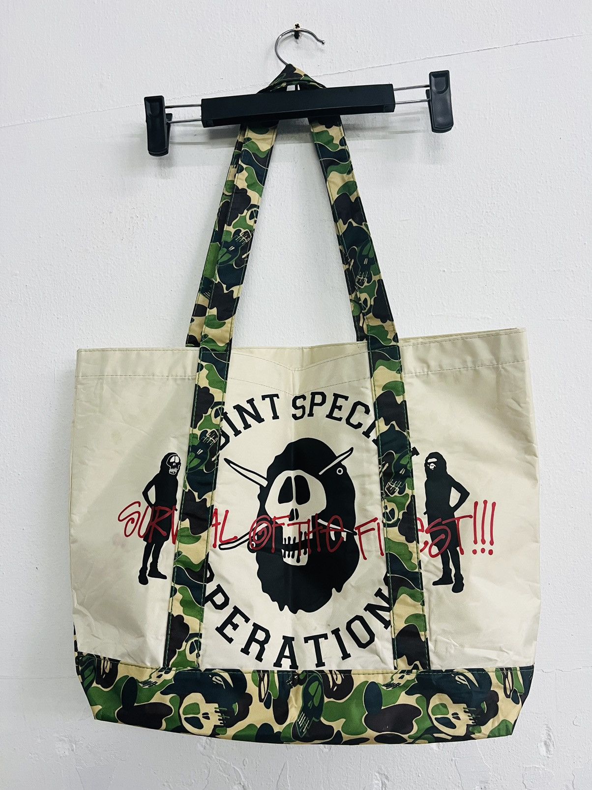 Bape × Stussy BAPE x STUSSY TOTE BAG Size ONE SIZE - 7 Thumbnail
