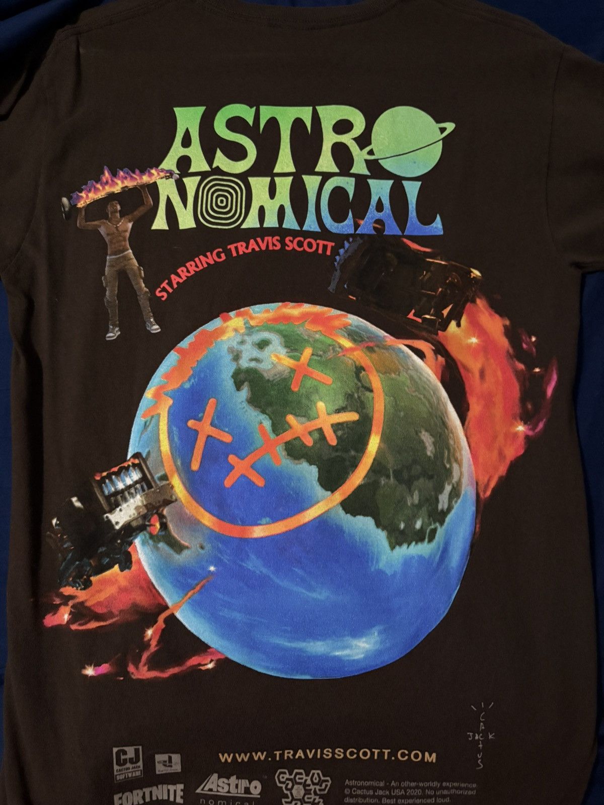Travis Scott Travis Scott Fortnite Concert Shirt Size US S / EU 44-46 / 1 - 1 Thumbnail