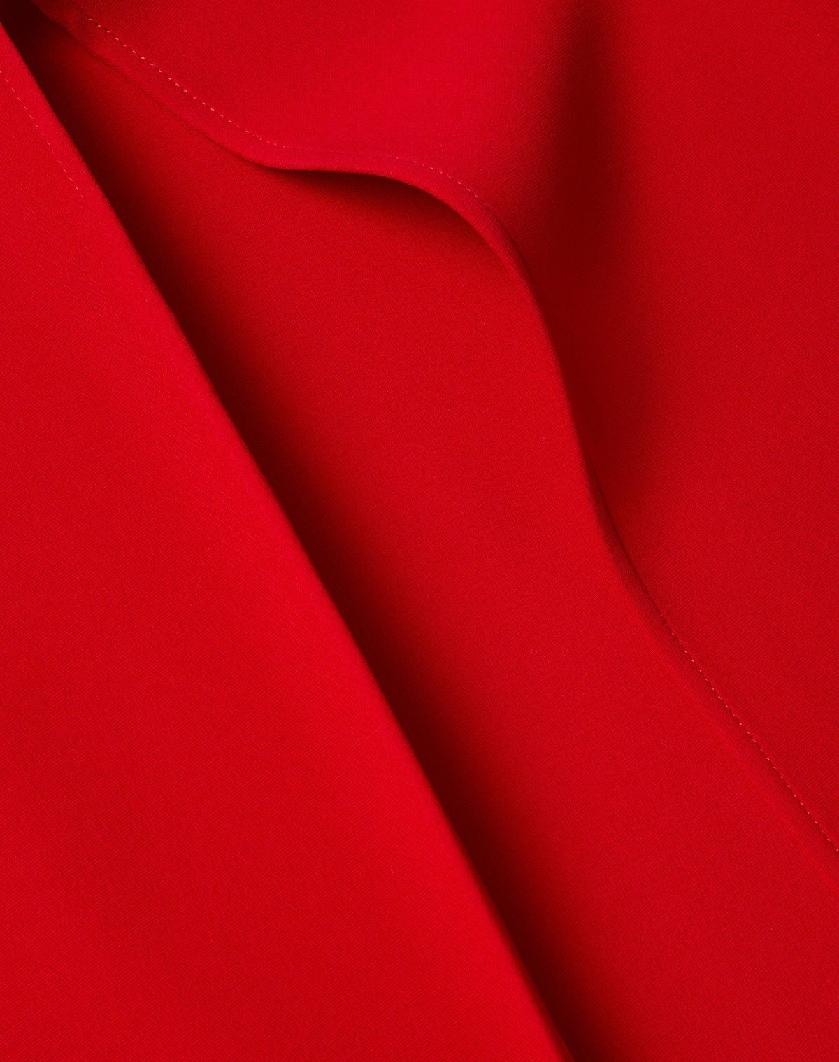 Valentino o1s1wg110525 Cady Couture Long Dress in Red Size M / US 6-8 / IT 42-44 - 7 Thumbnail