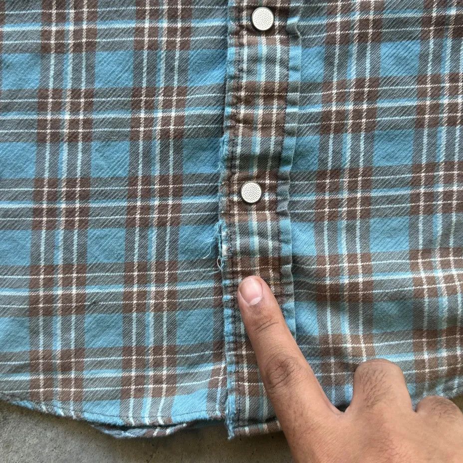 RRL Ralph Lauren RRL Ralph Lauren Double RL Plaid Flannel Button Shirt Size US S / EU 44-46 / 1 - 2 Thumbnail