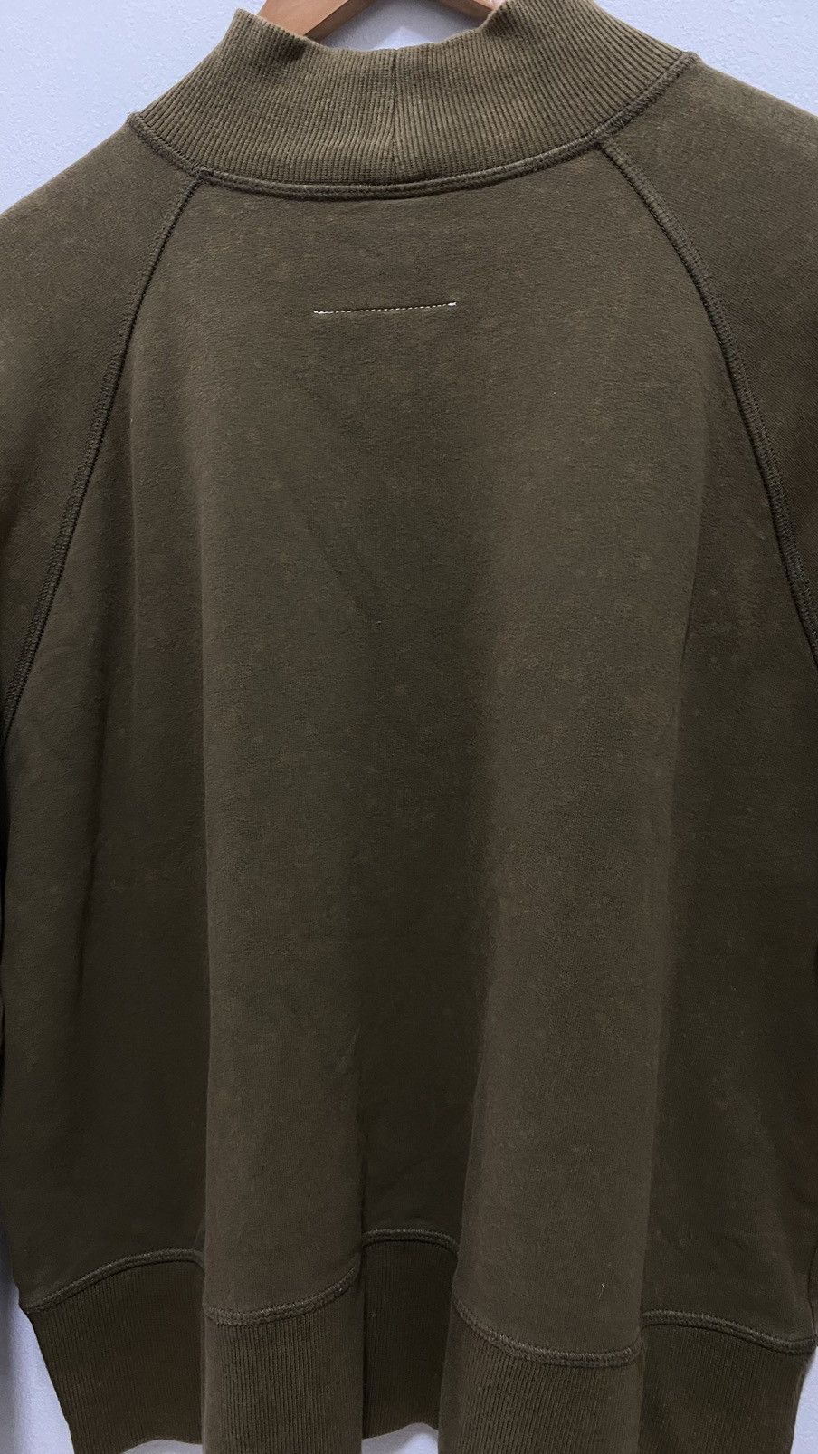 Maison Margiela Vintage Maison Martin Margiela 6 High Neck Crop Sweatshirts Size US S / EU 44-46 / 1 - 12 Thumbnail