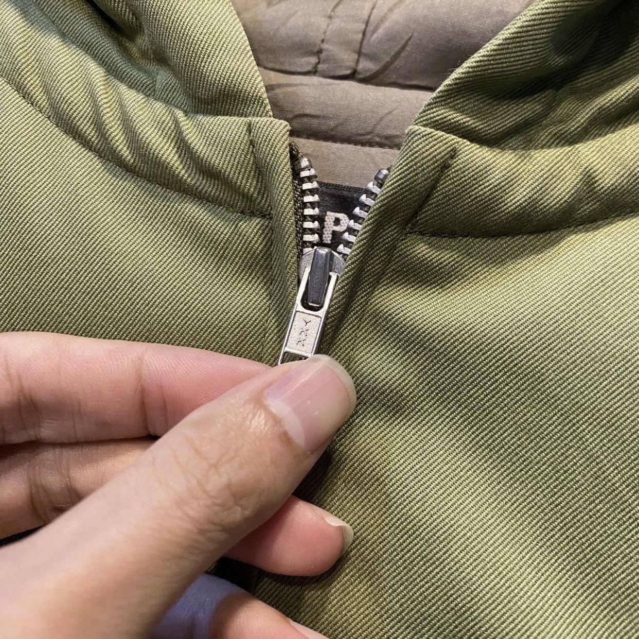 A.P.C. A.P.C. Military Hooded Jacket - Khaki Green - Size XS Size US XS / EU 42 / 0 - 10 Thumbnail