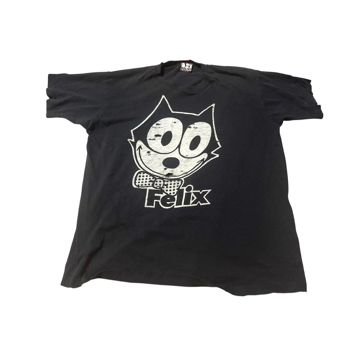 Vintage Vintage 90s Super Thrashed Felix the Cat T Shirt Size US XL / EU 56 / 4 - 1 Thumbnail