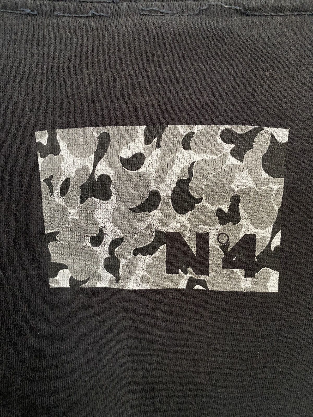 Japanese Brand 1990s Anvil N4 Japan Now Into a real World camo tee Size US M / EU 48-50 / 2 - 8 Thumbnail
