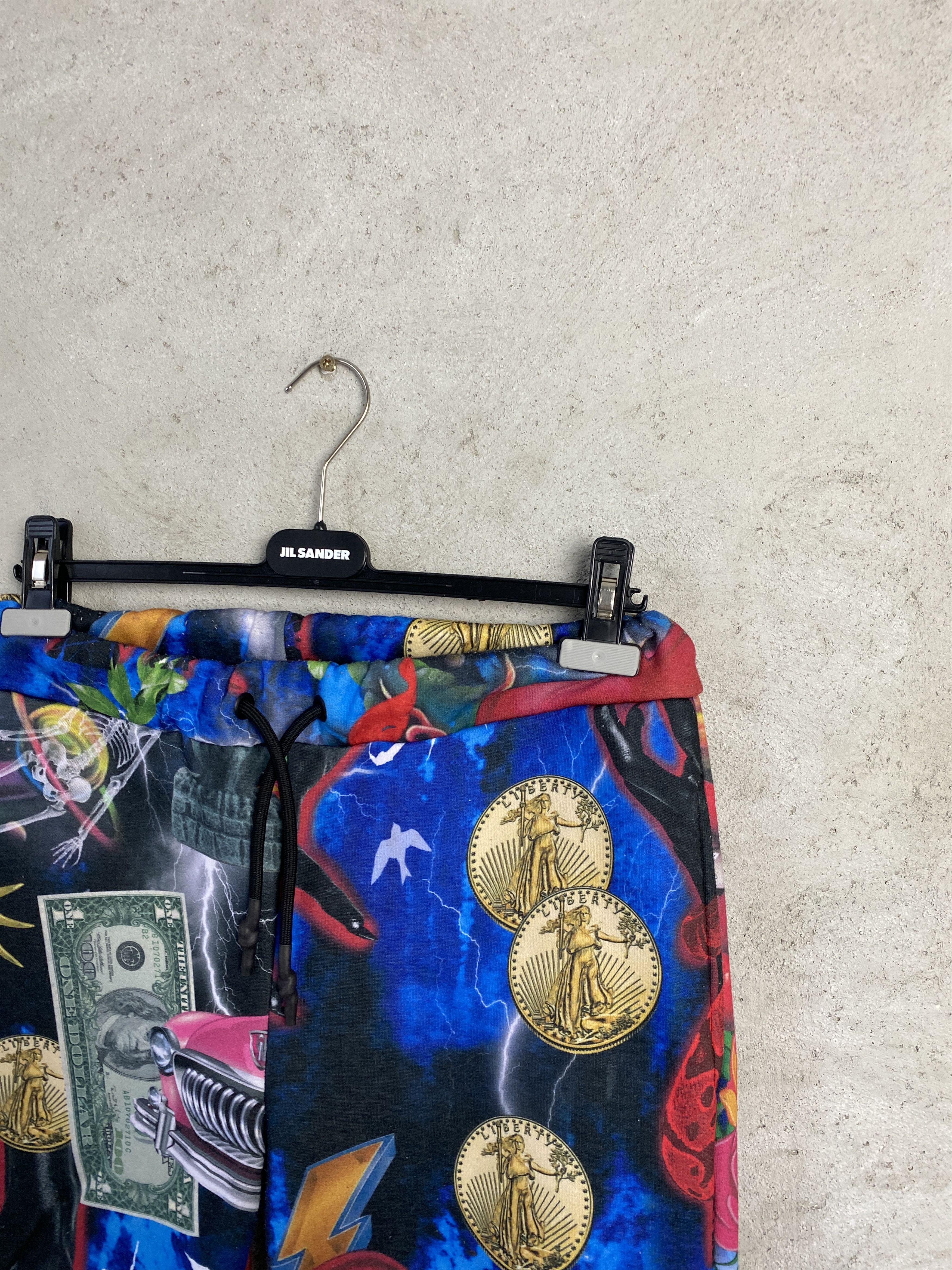 Jaded London Jaded London money printed multi color sweatpants joggers Size 27" / US 4 / IT 40 - 2 Thumbnail