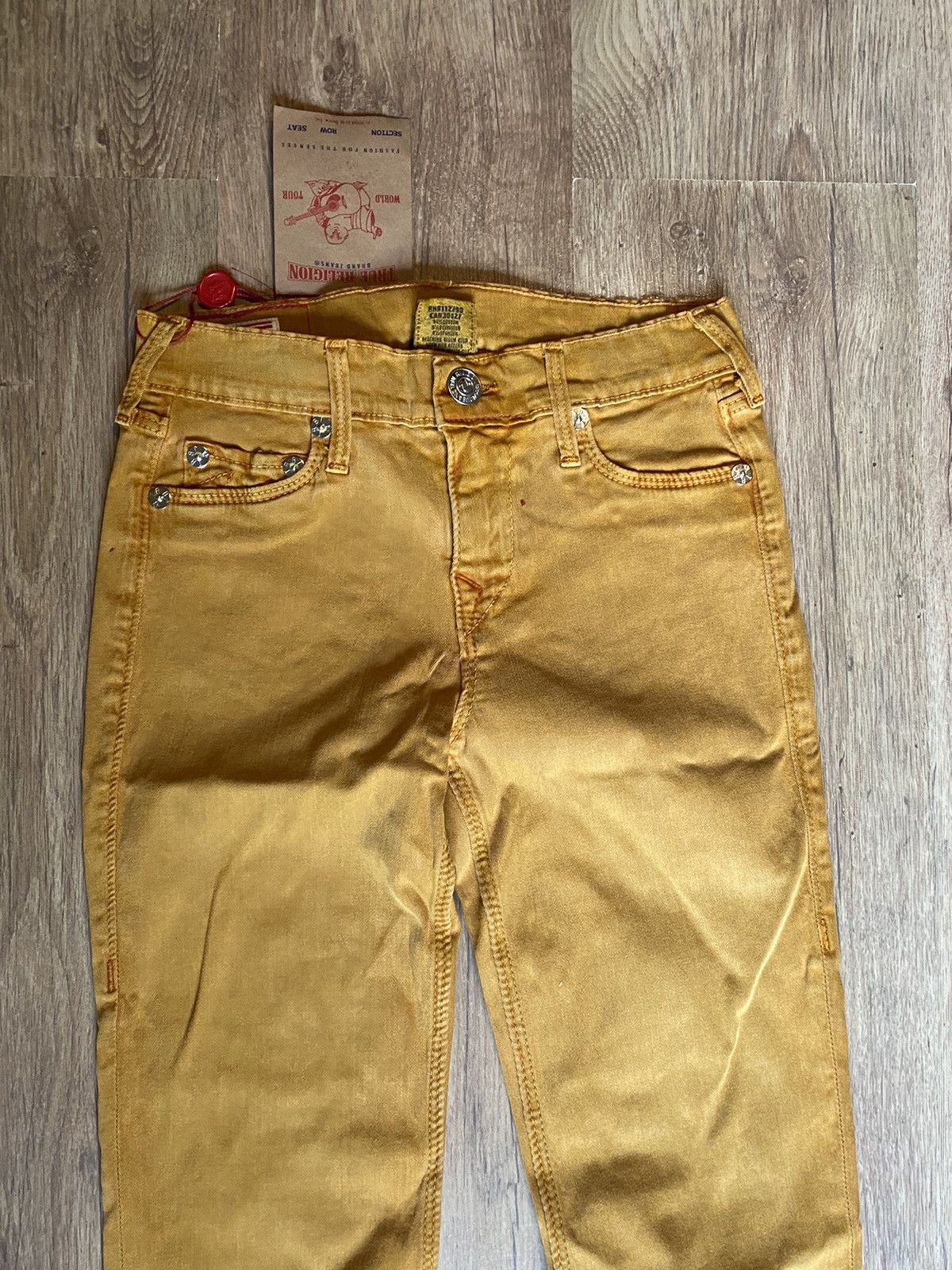 True Religion × Vintage True Religion Pant Jeans Row Seat Big Logo Vintage New USA Size 26" / US 2 / IT 38 - 6 Thumbnail