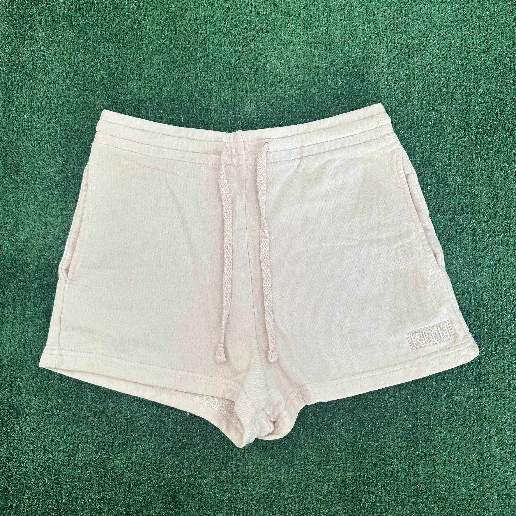 Kith KITH Minimalist Logo Sweat Shorts Athleisure Pastel Pink Size 28" / US 6 / IT 42 - 1 Thumbnail