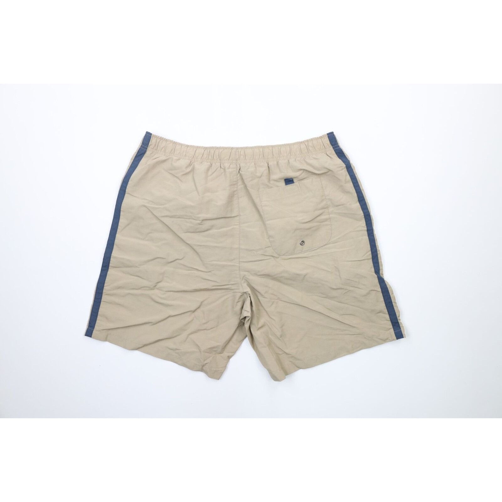 Gap × Vintage Vintage Gap Faded Spell Out Striped Lined Above Knee Shorts Size US 34 / EU 50 - 7 Thumbnail