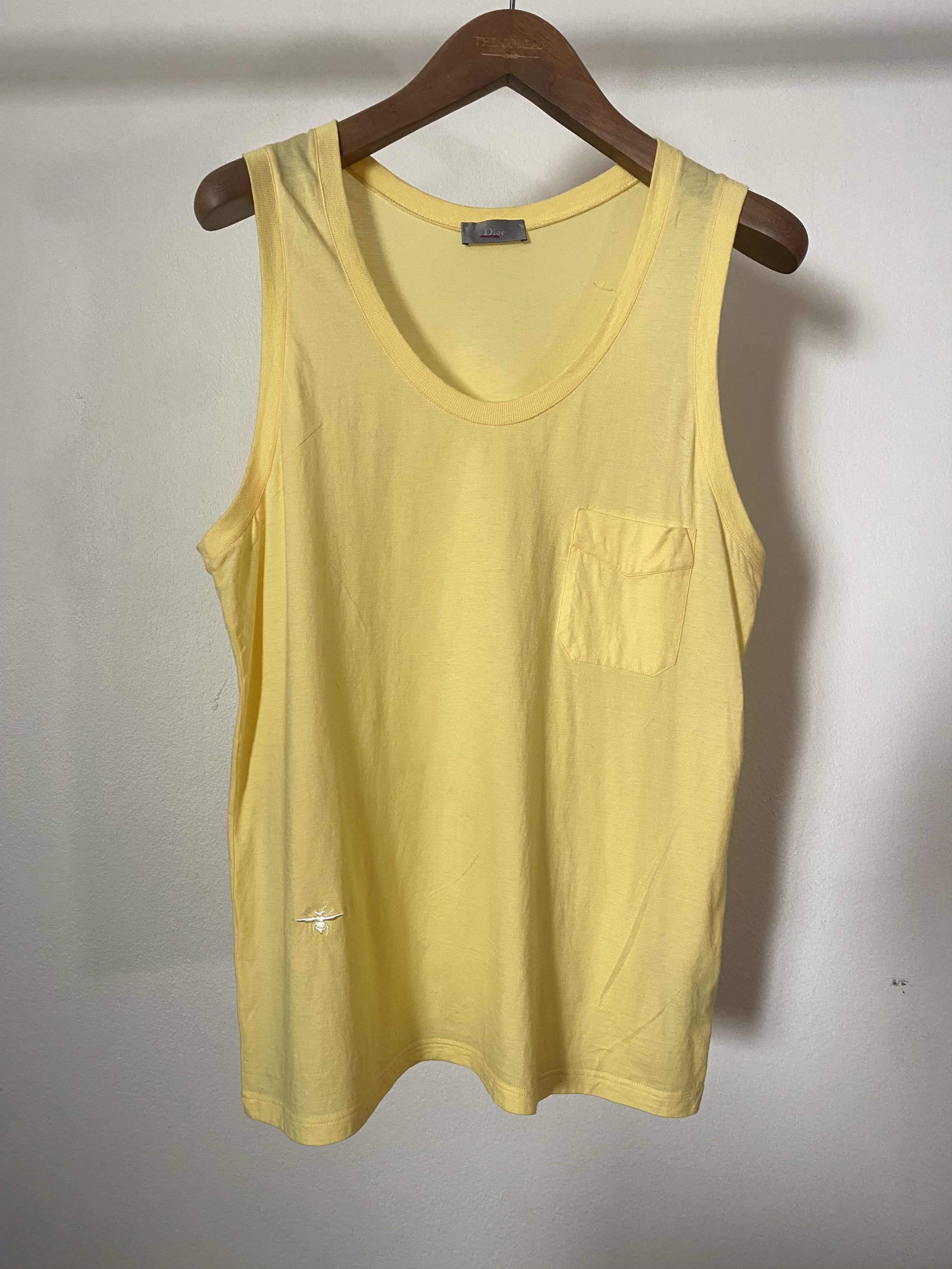 05SS Hedi Slimane Pocket Tank Top