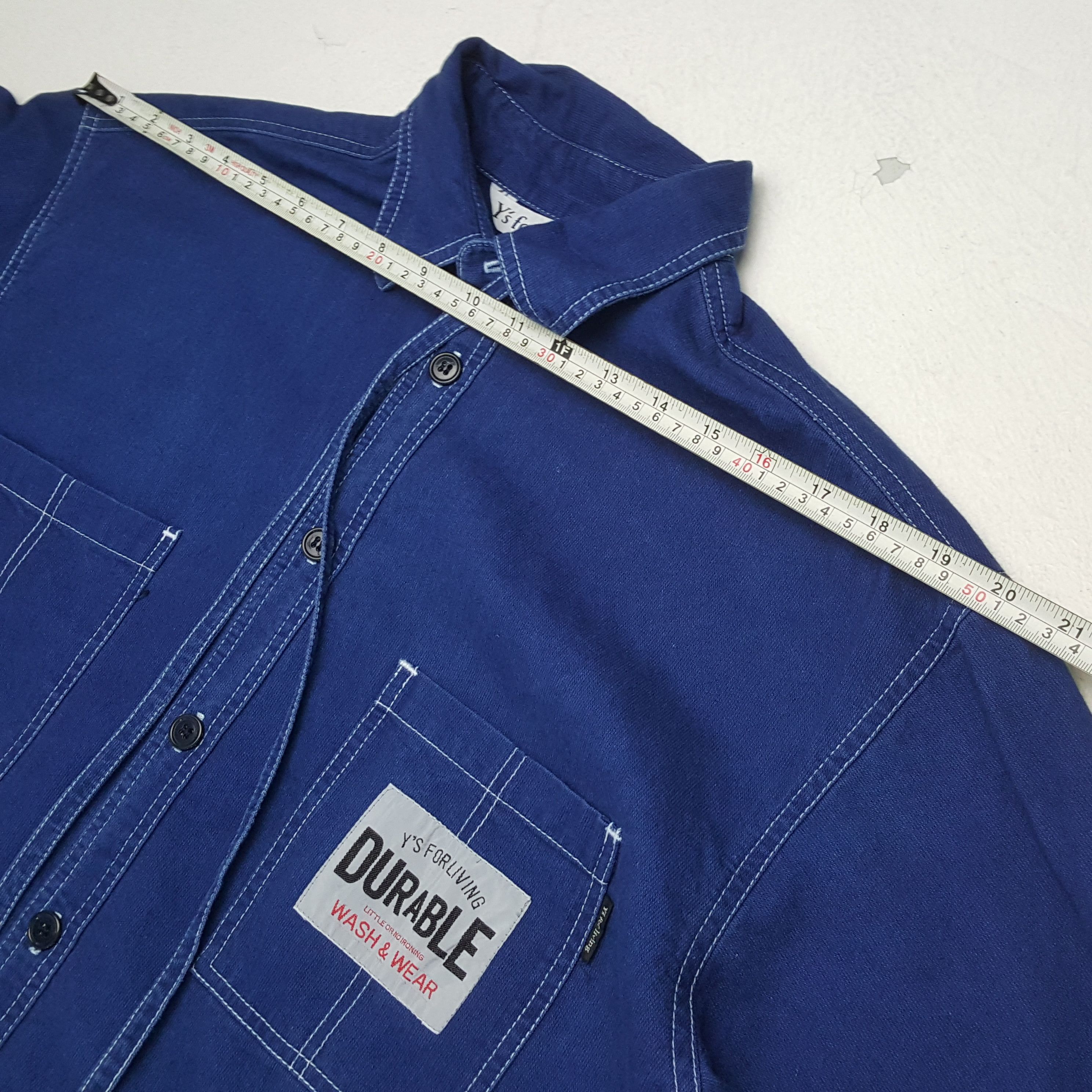 Vintage × Y's × Yohji Yamamoto Vintage Y'S FOR LIVING by YOHJI YAMAMOTO Designer Jacket Size US XL / EU 56 / 4 - 4 Thumbnail