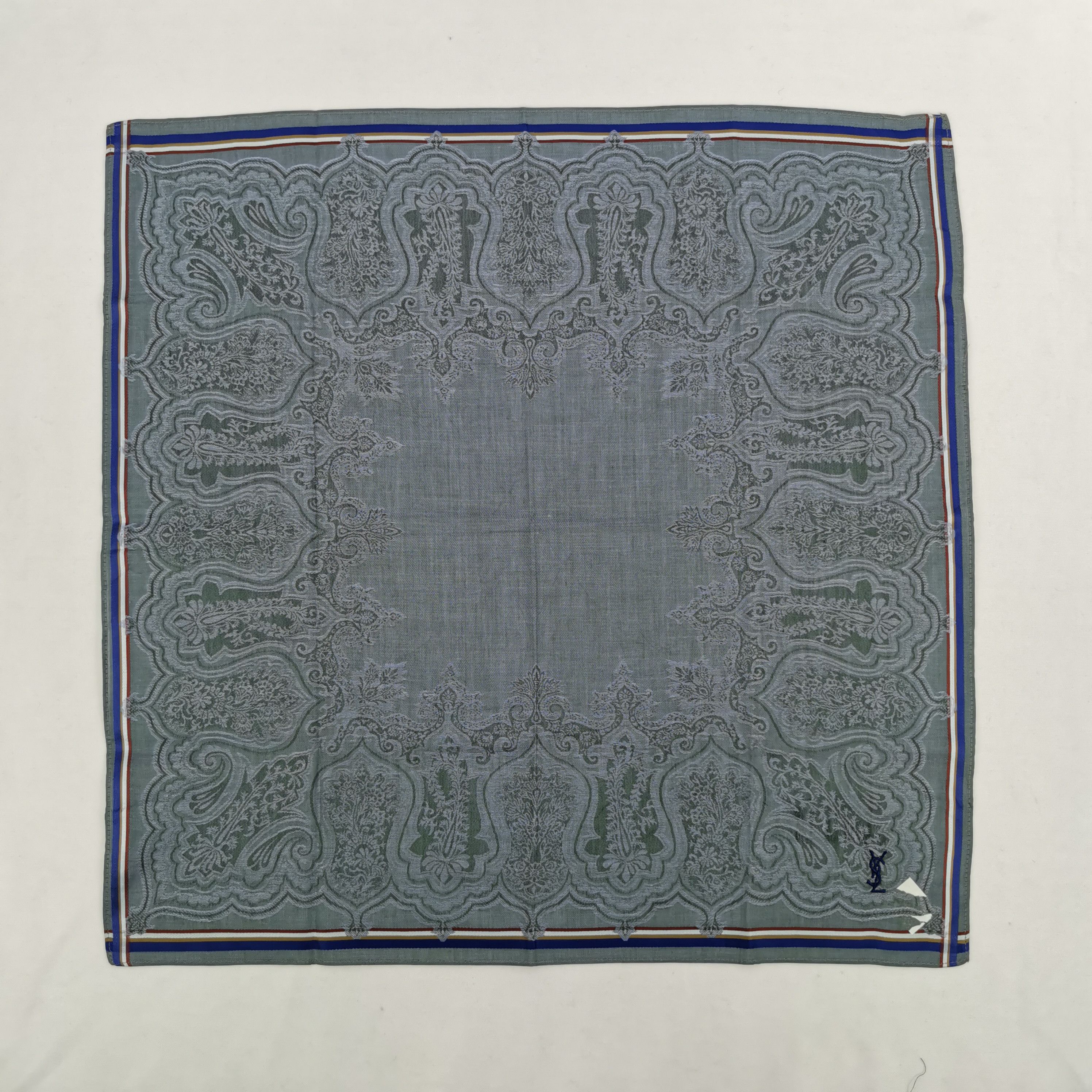 Japanese Brand NWT Vintage Yves Saint Laurent Handkerchief Neckerchief Size ONE SIZE - 2 Thumbnail