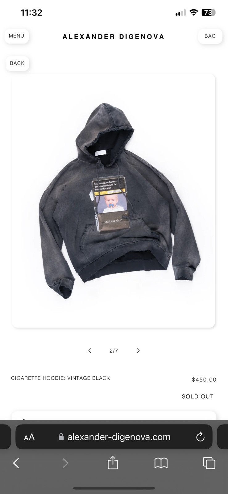 ALEXANDER DIGENOVA Alexander Digenova 🚬 Hoodie Size US L / EU 52-54 / 3 - 7 Thumbnail