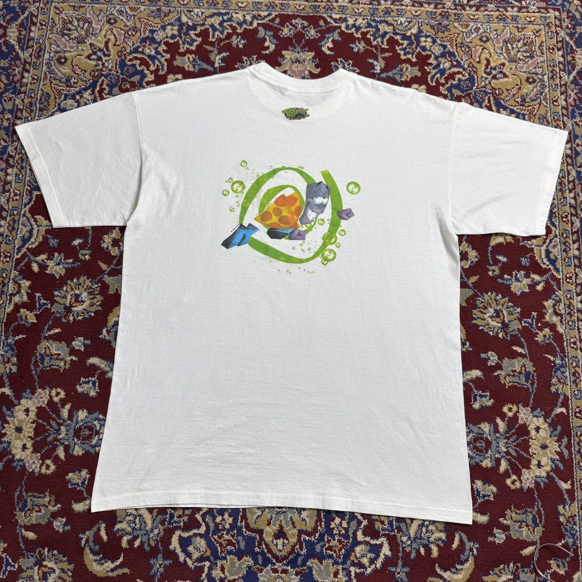 Playstation 1999 Tonic Trouble Ubisoft video game promo tee 90s nintendo Size US XL / EU 56 / 4 - 4 Thumbnail