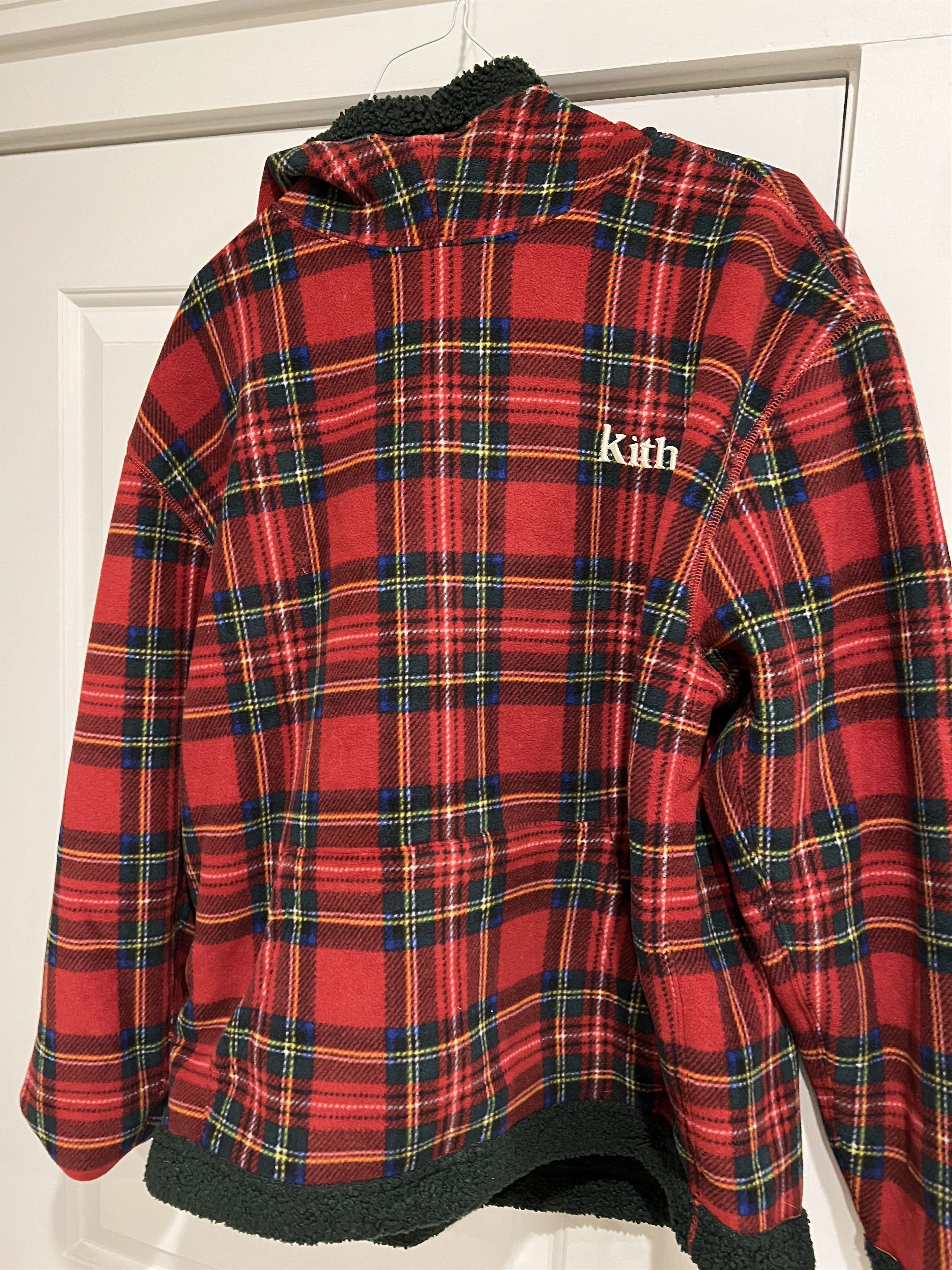 Kith flannel hoodie sales
