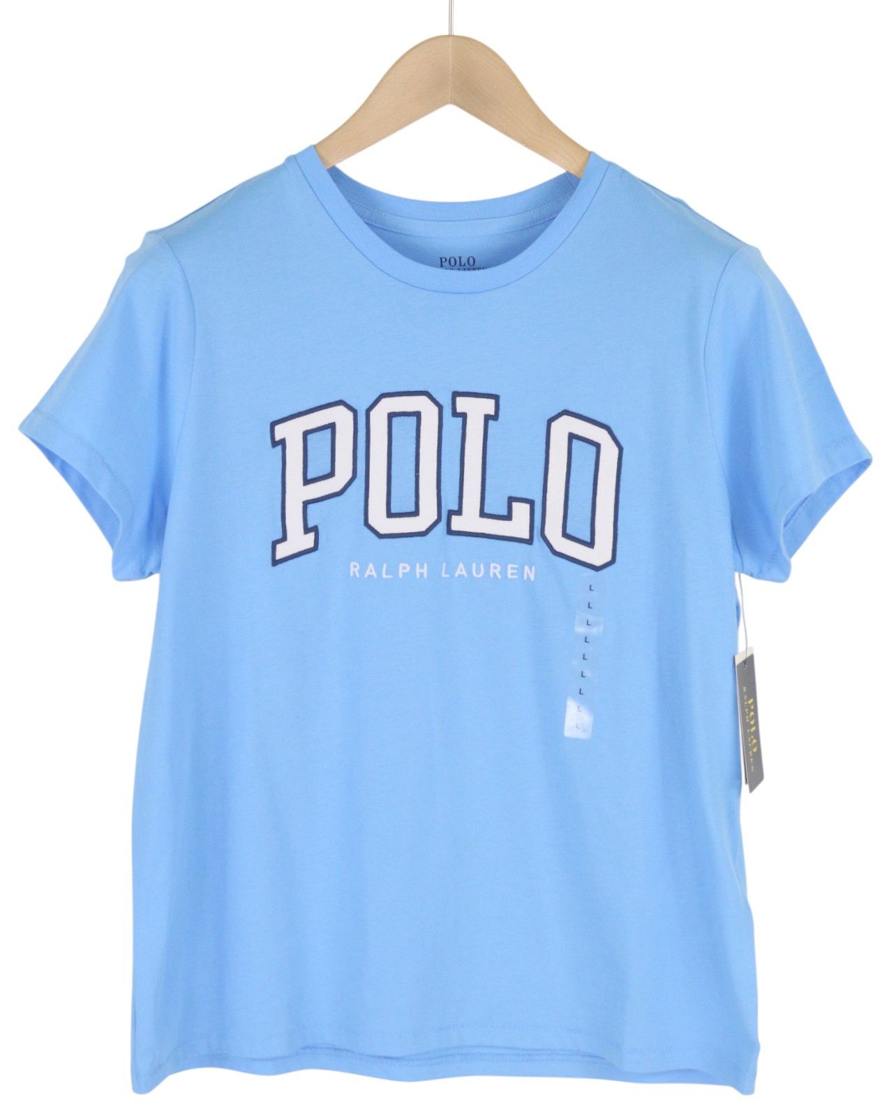 Polo Ralph Lauren L Blue Short Sleeve Crew Neck Tricot T-Shirt 84724 Size L / US 10 / IT 46 - 1 Thumbnail