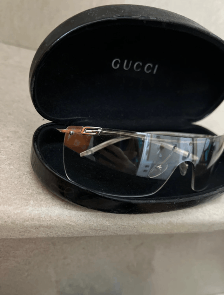 Gucci Gucci Sunglasses Steel Mask Sport Shield Pop Vintage Size ONE SIZE - 2 Thumbnail