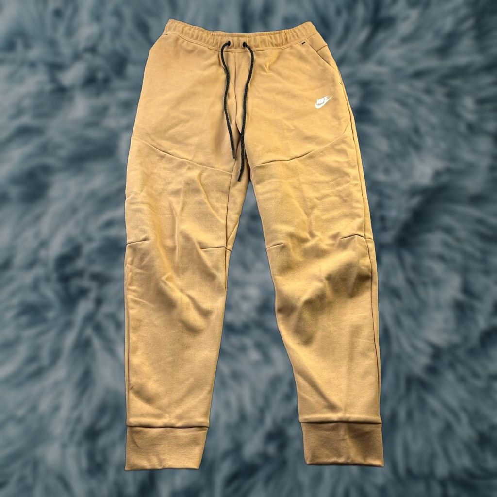 Nike Nike Tech Fleece Pants Mens XL Beige Tan Khaki Jogger Sweatpants Size US 36 / EU 52 - 1 Thumbnail
