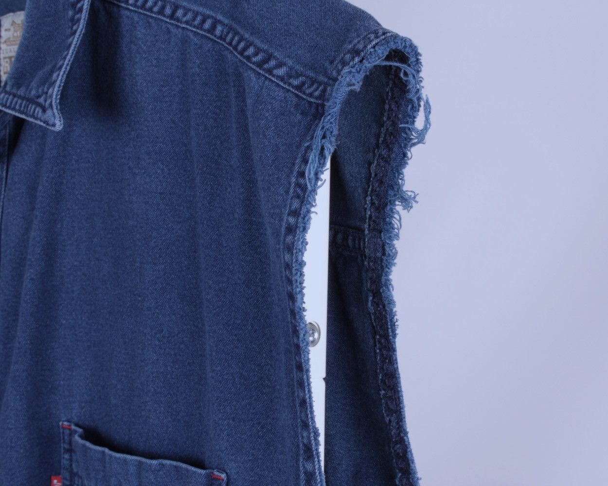 Levi's × Vintage LEVIS Red Tab Vintage 90's Blue Jeans Vest Jacket Size US XL / EU 56 / 4 - 6 Thumbnail