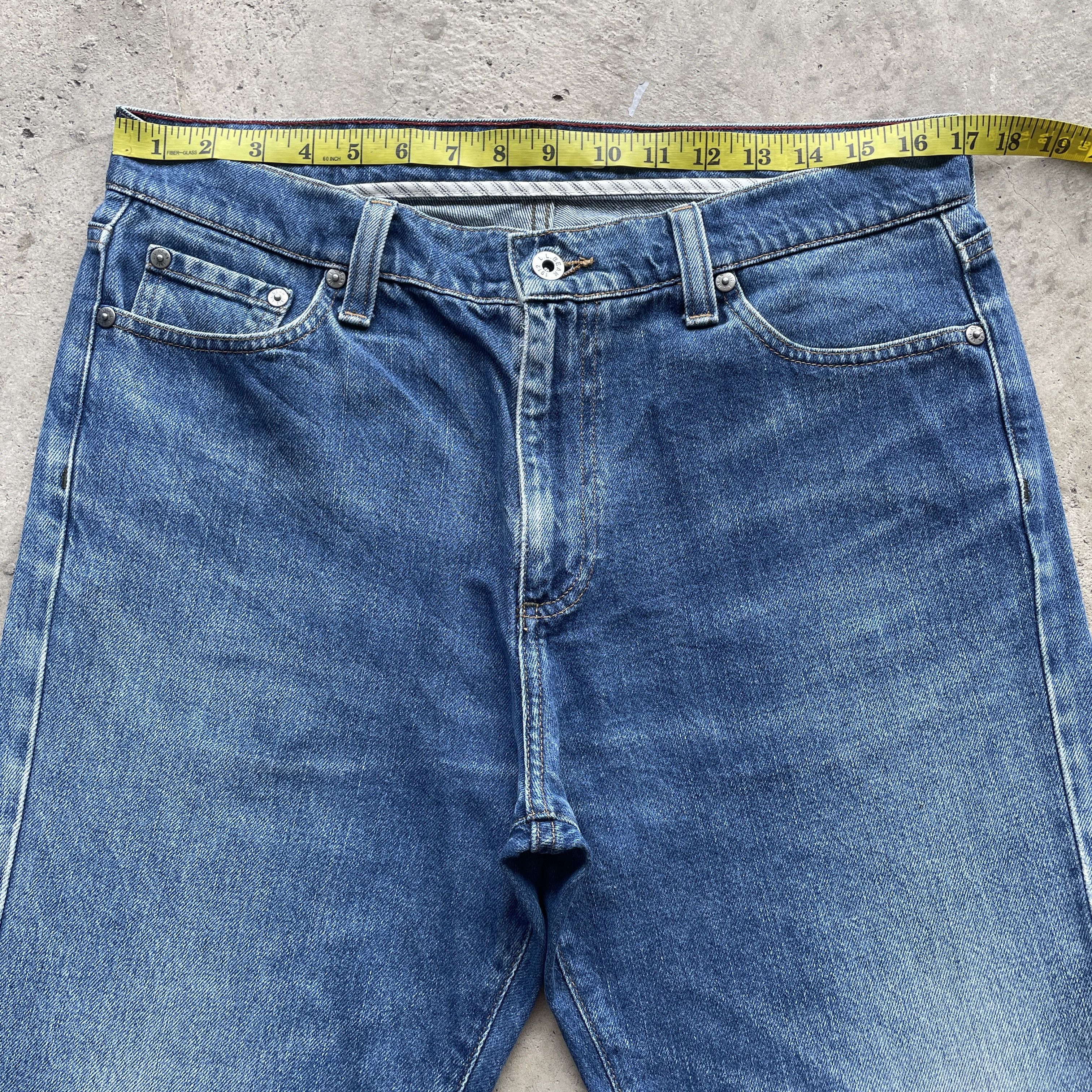 L.L. Bean W34x30 VINTAGE L.L. BEAN DISTRESSED FADED JEANS PANTS DENIM Size US 34 / EU 50 - 5 Thumbnail