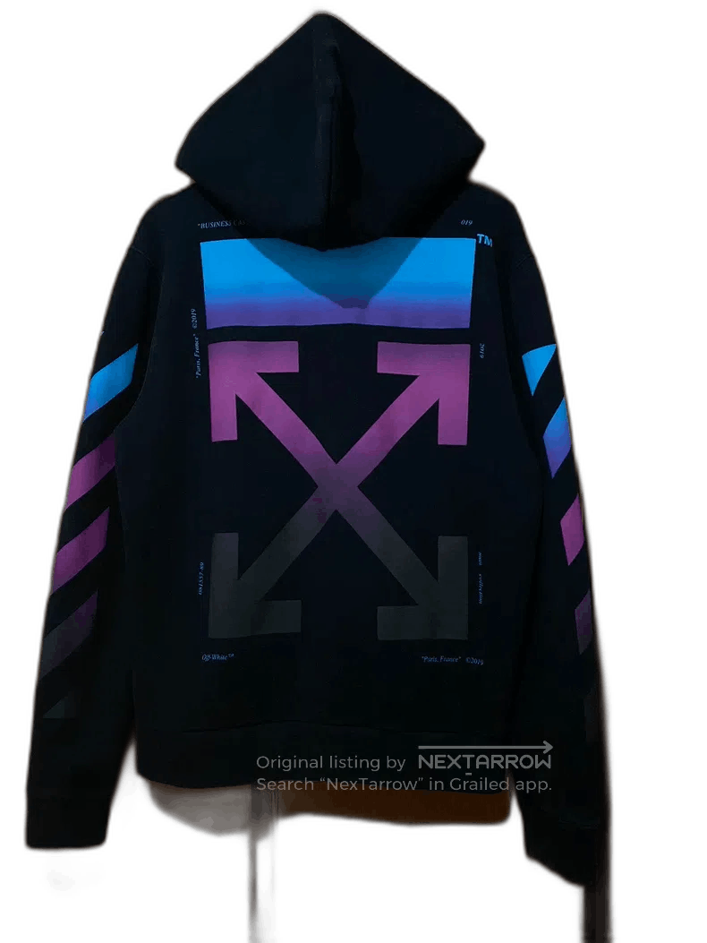 Vetements offwhite rainbow gradient zip hoodie. Size US L / EU 52-54 / 3 - 1 Thumbnail