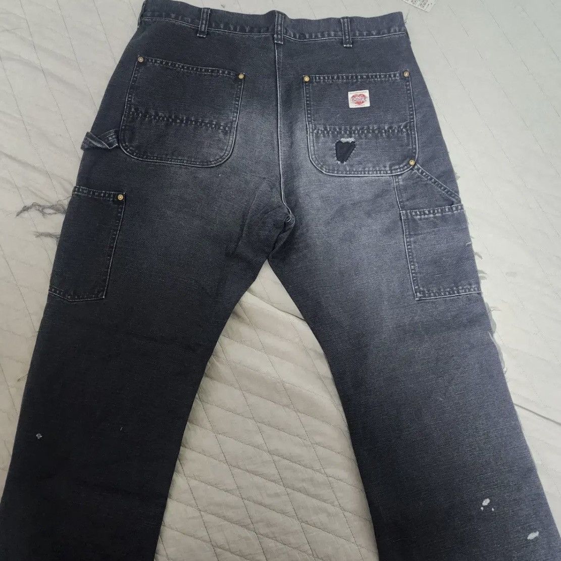 Saint Michael Saint Michael Double Knee Flare Denim Jeans Black Size US 32 / EU 48 - 3 Thumbnail