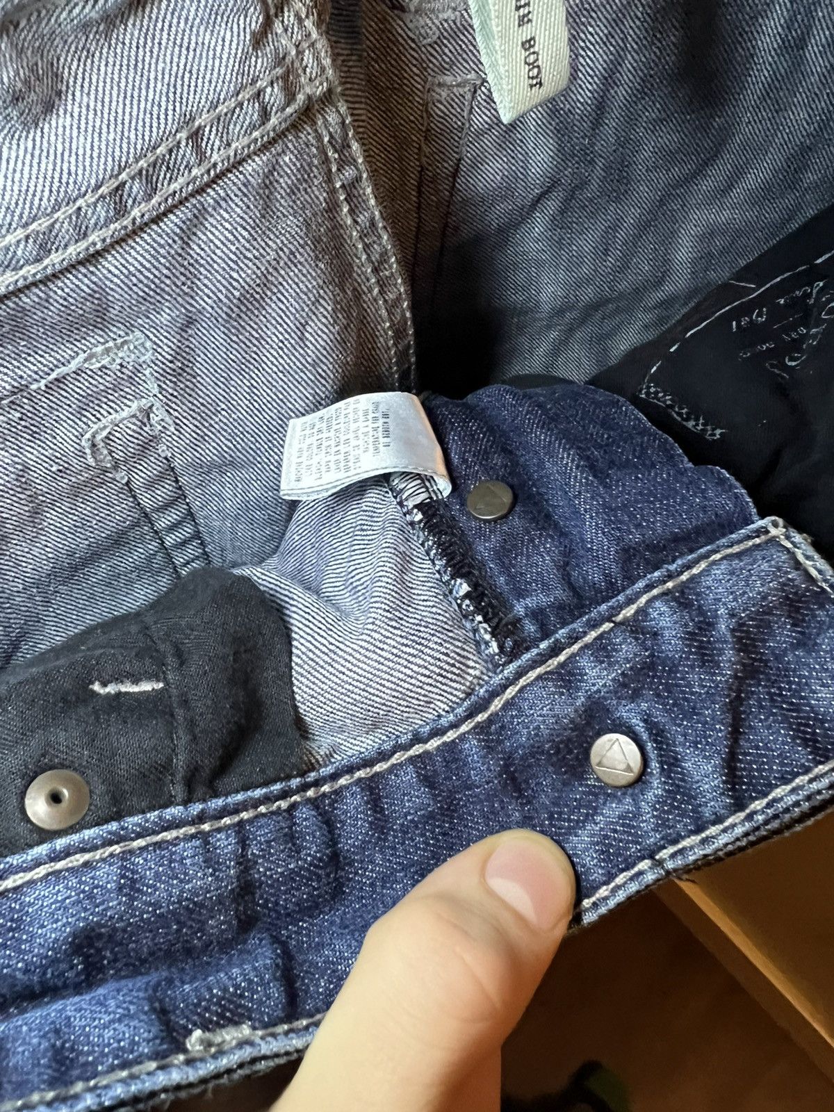 Guess Vintage Guess USA Falcon bootcut studded pocket hybrid jeans Size US 33 - 23 Thumbnail