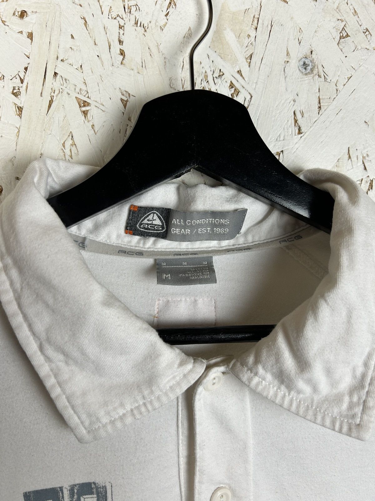 Nike ACG 00s Vintage Nike ACG Center Logo Polo Shirt SS05 Size M Size US M / EU 48-50 / 2 - 7 Thumbnail