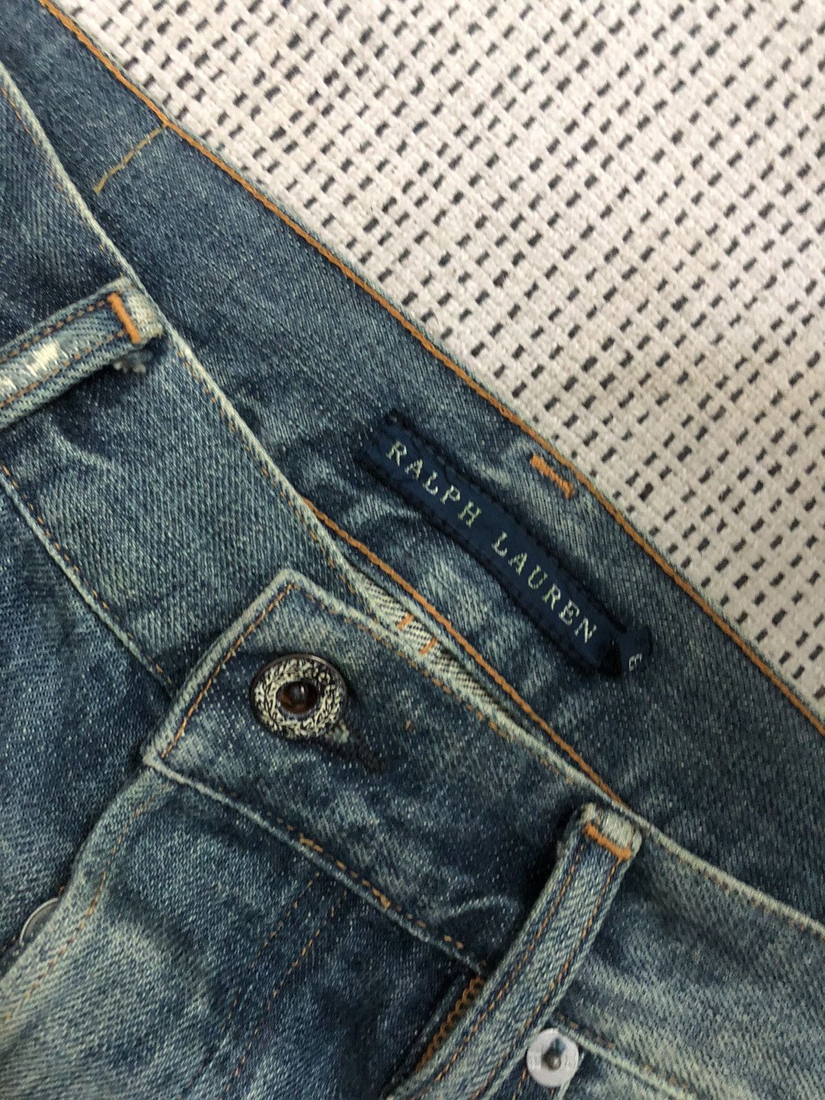 Ralph Lauren × Vintage ❗️LAST CALL ❗️Vintage Distressed Ralph Lauren denim w34/35 Size US 34 / EU 50 - 6 Thumbnail