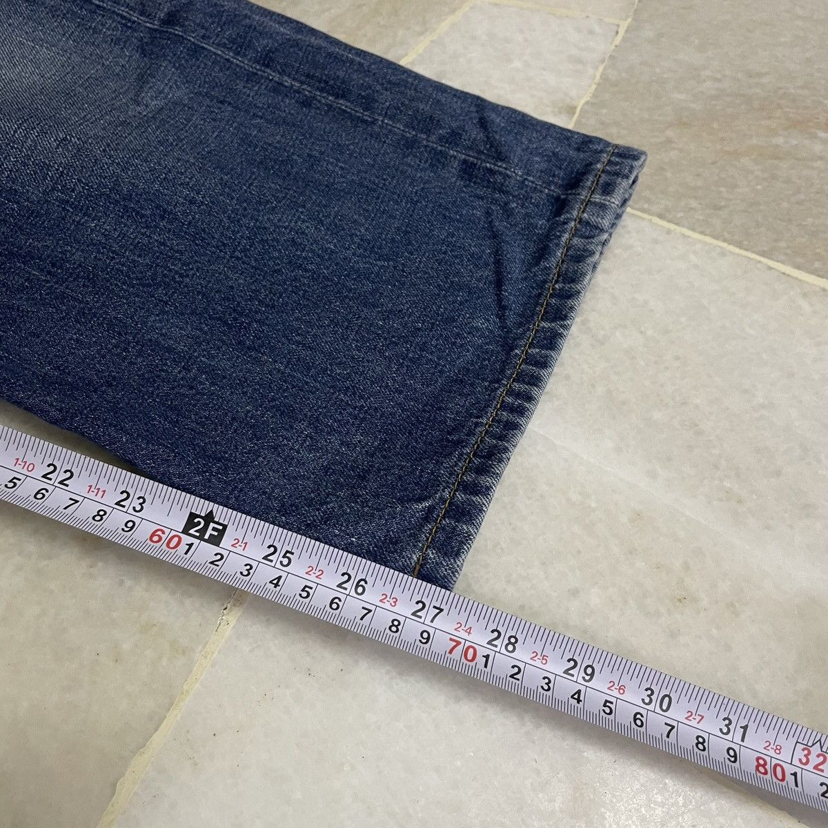 Indigo Original Sweet Camel Special Edition Baggy Selvedge Rare Size US 30 / EU 46 - 12 Thumbnail