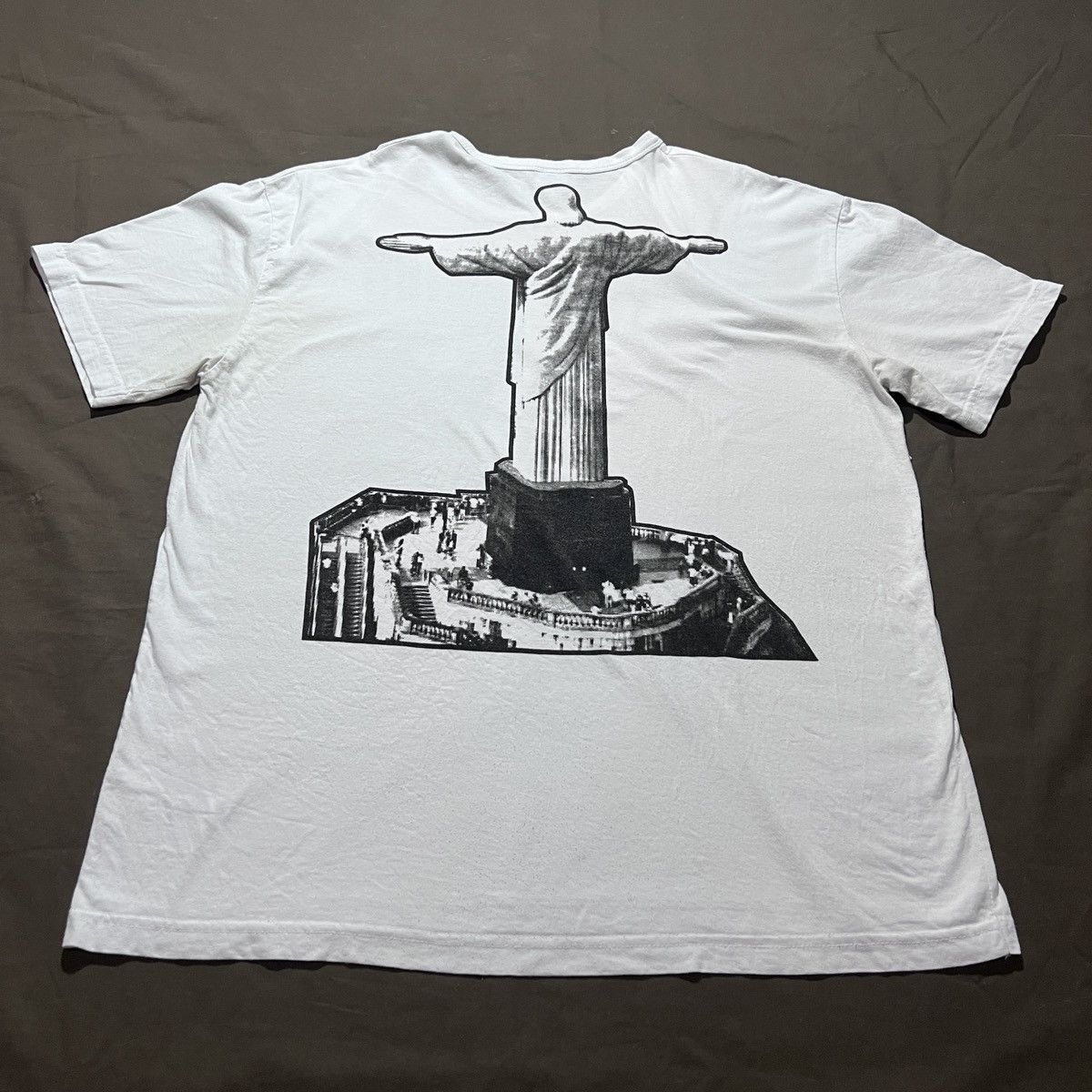 Vintage Vintage Y2K Rio de Janeiro God Jesus Bible Holy Tee Size US L / EU 52-54 / 3 - 7 Thumbnail