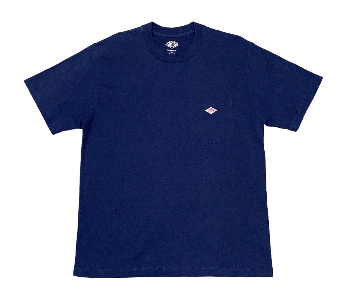 image of Danton Single Pocket Tee in Navy, Men's (Size Medium)