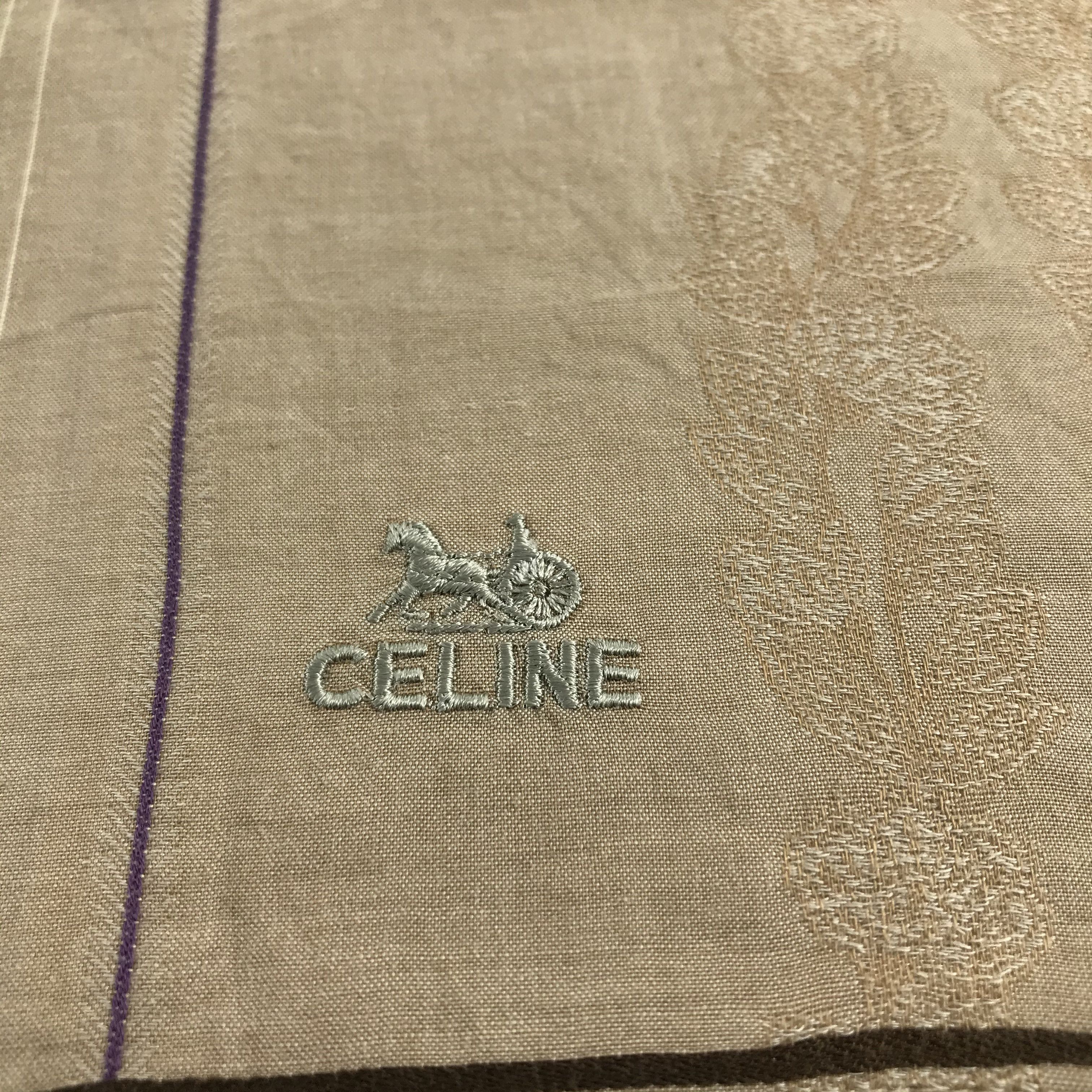 Celine Celine Carriage Handkerchief Neckerchief Bandana H812 Size ONE SIZE - 3 Thumbnail