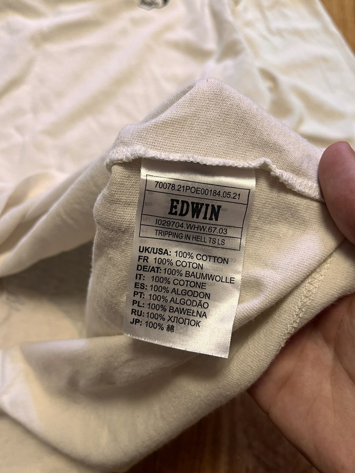 Edwin × Japanese Brand Edwin ‘Tripping In Hell’ Longsleeve T-shirt Size US S / EU 44-46 / 1 - 4 Thumbnail