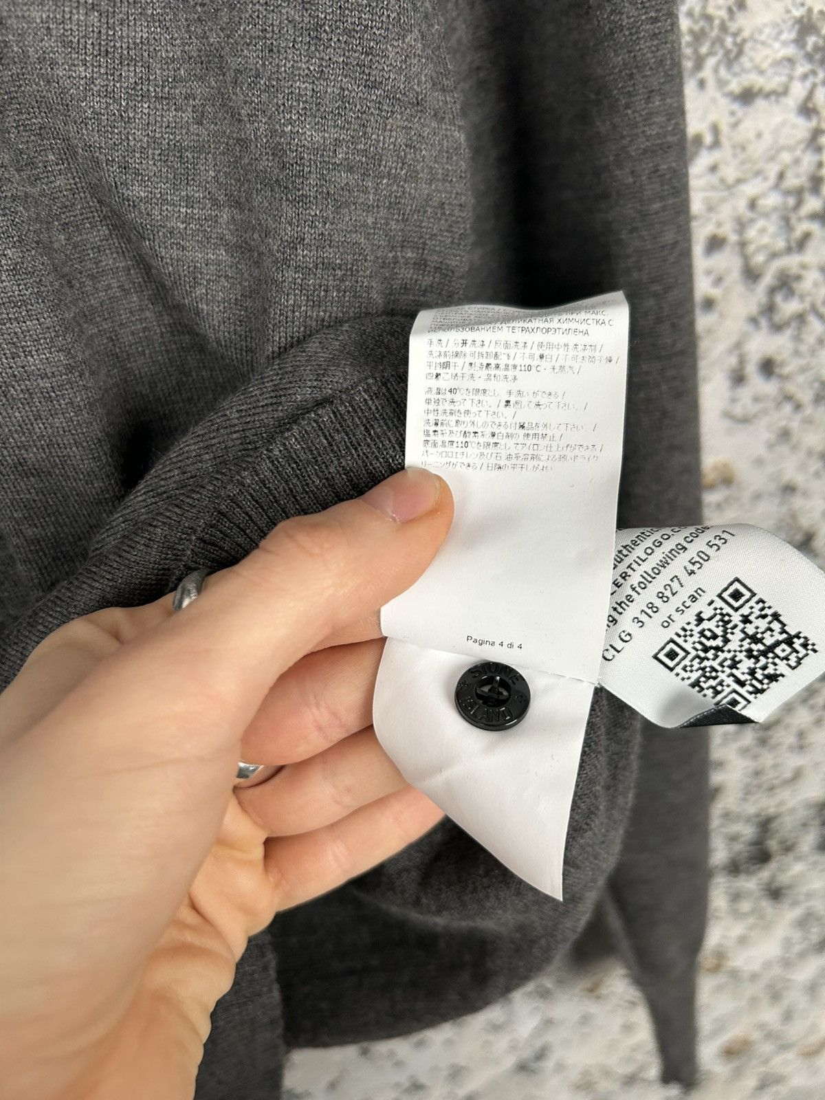 Designer × Stone Island Stone Island Wool Sweater Knit Patch Designer Rare Vintage Size US S / EU 44-46 / 1 - 9 Thumbnail