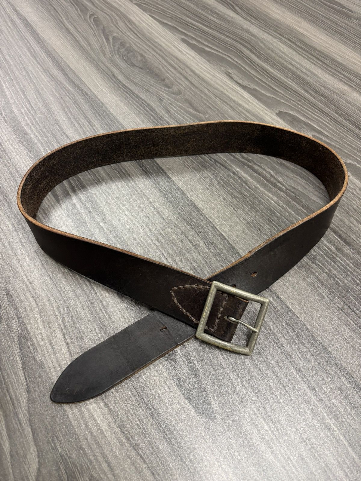 Visvim Visvim Man’s YOGI Brown 40mm Width Leather Belt Size 34 Size 34 - 1 Thumbnail