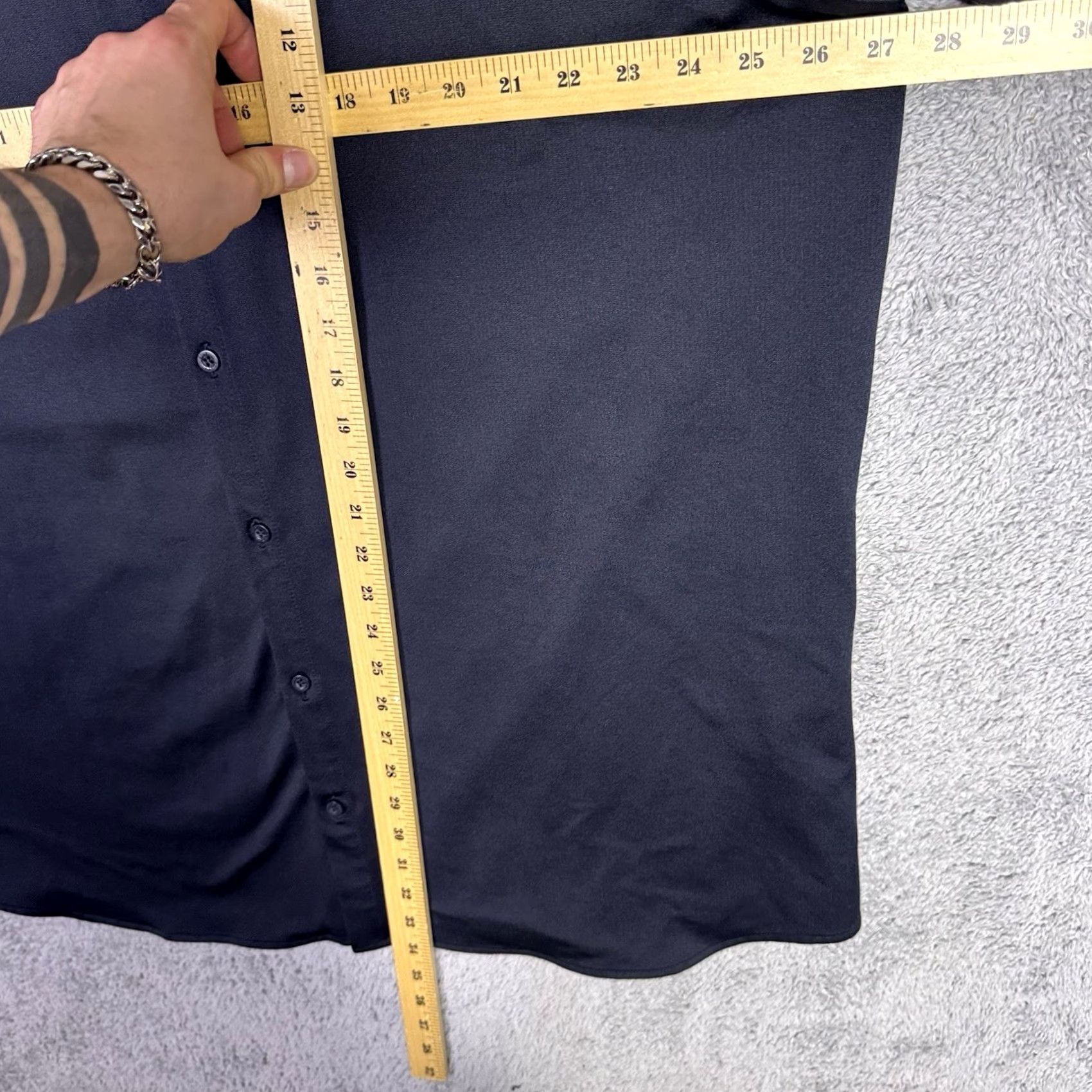 Vintage BYLT Shirt Mens 3XL XXXL Executive Fit Short Sleeve Button Up Stretch Casual Workwear Size US XXL / EU 58 / 5 - 5 Thumbnail
