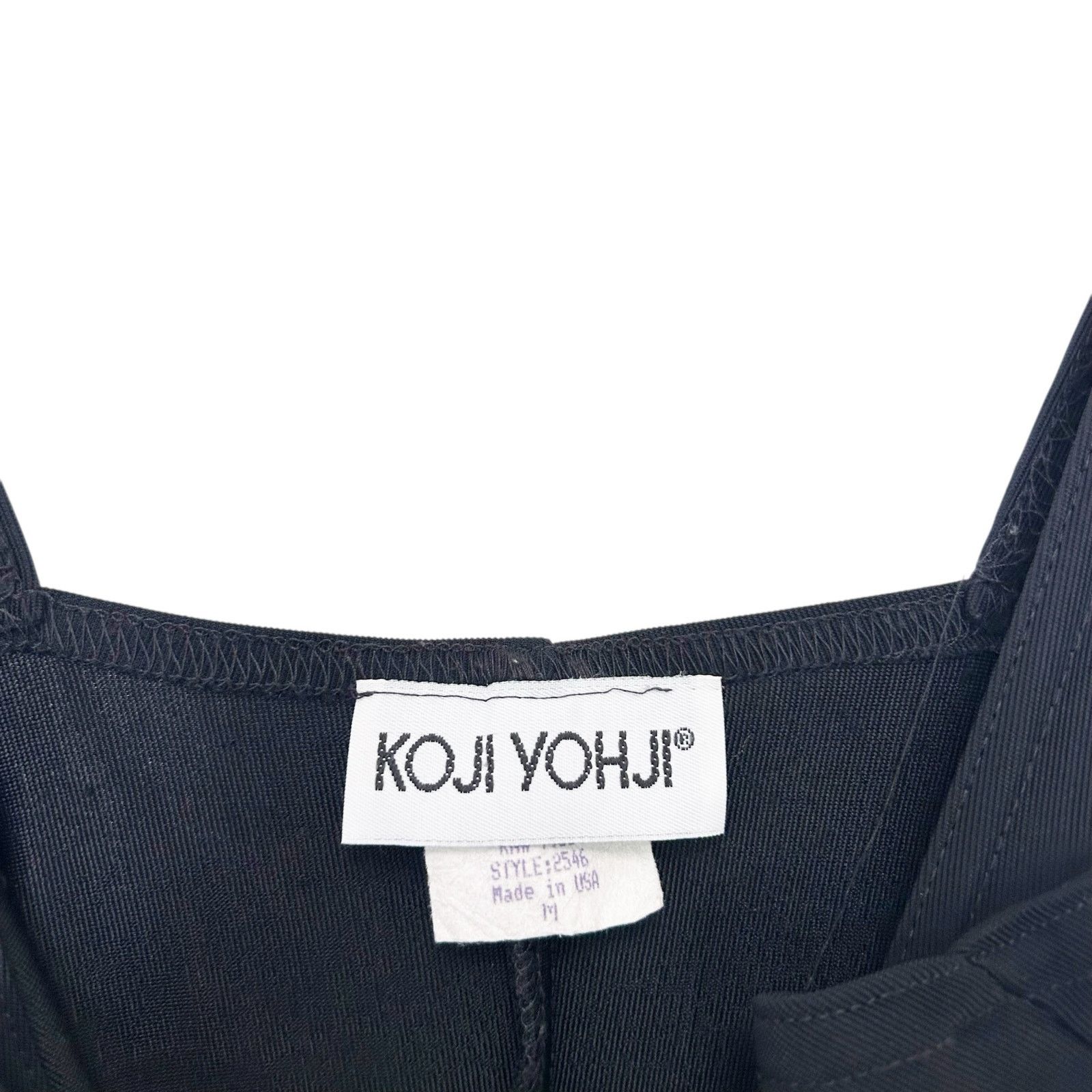 Vintage Vintage Koji Yohji Black Sleeveless Dress Sz M Size M / US 6-8 / IT 42-44 - 2 Thumbnail