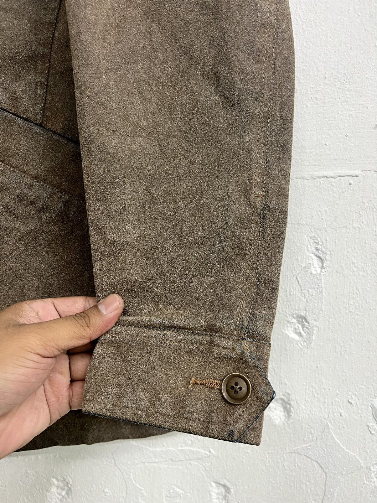 Japanese Brand Japanese Brand Takeo Kikuchi Leather Workwear Jacket Size US M / EU 48-50 / 2 - 10 Thumbnail