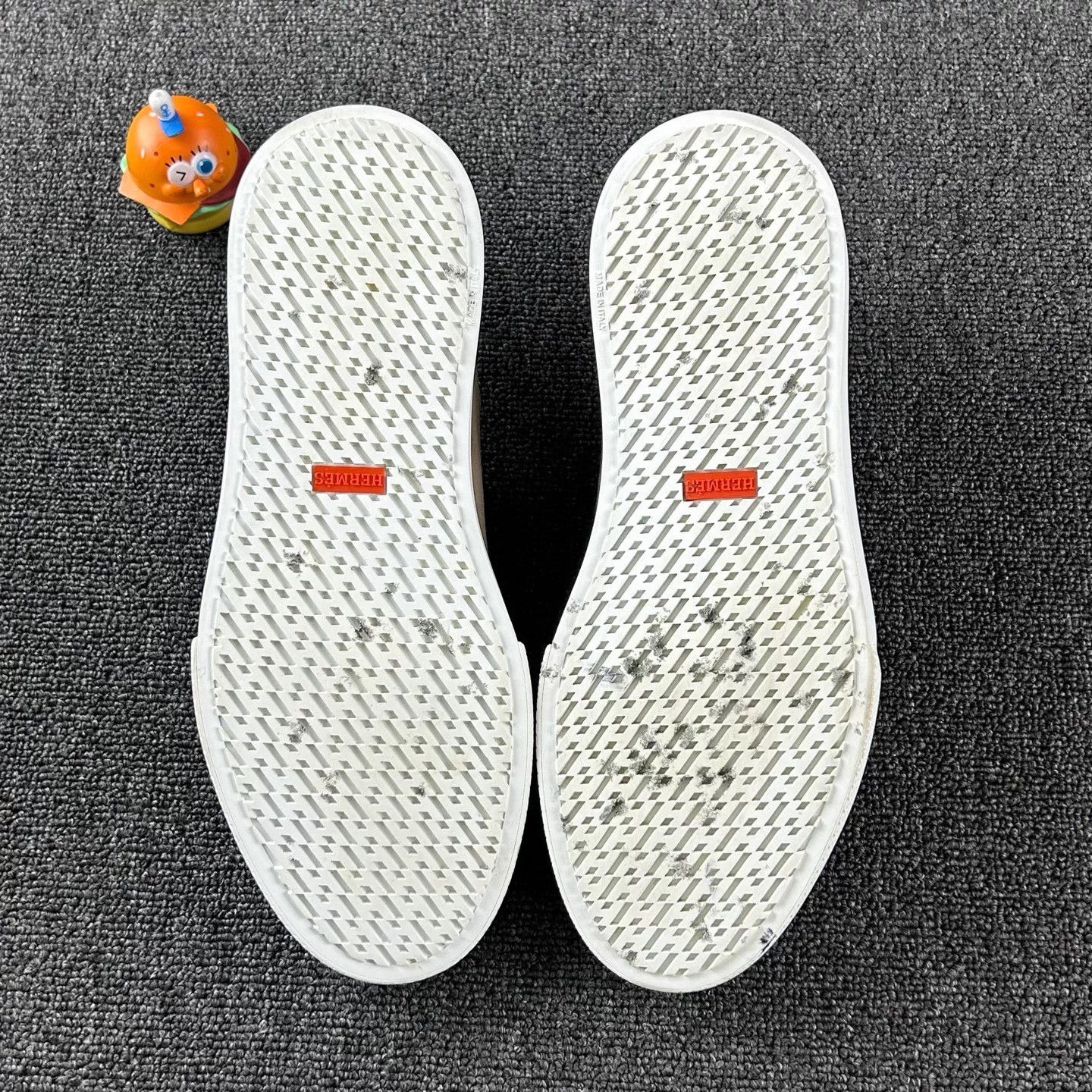 Hermes Hermes Gray Logo Sneakers 43 Size US 10 / EU 43 - 6 Thumbnail